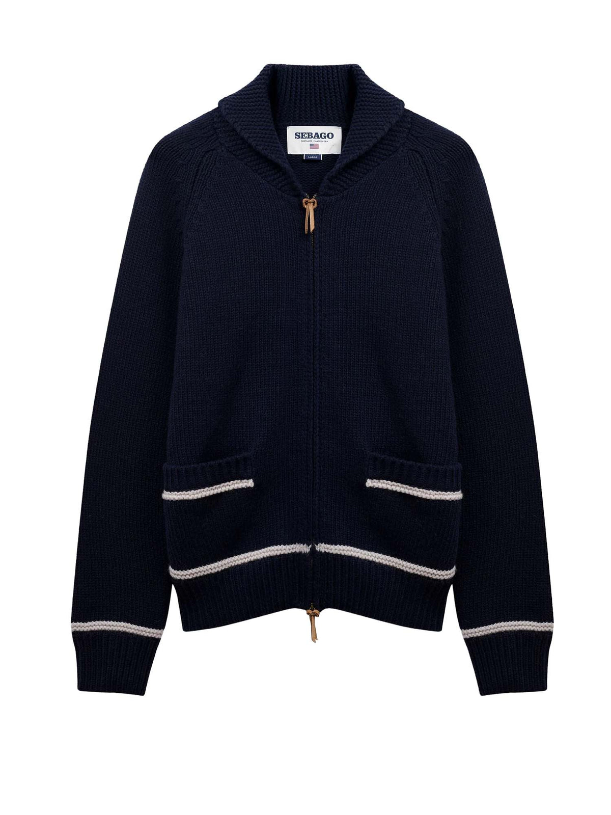 Sebago Cardigan Portclyde Blu