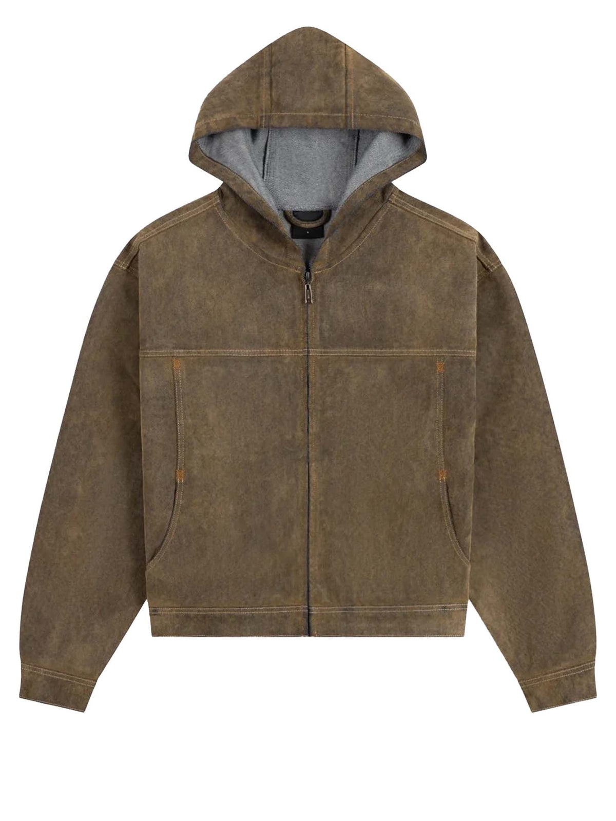 Daily Paper Giacca Brown Velvet Shield Denim Marrone