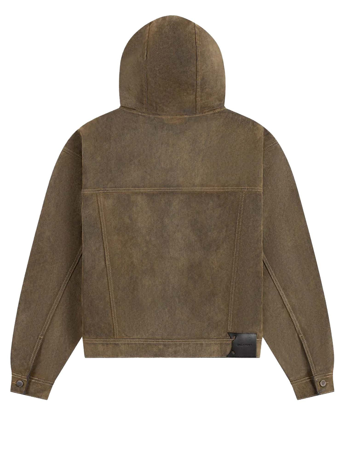 Daily Paper Giacca Brown Velvet Shield Denim Marrone