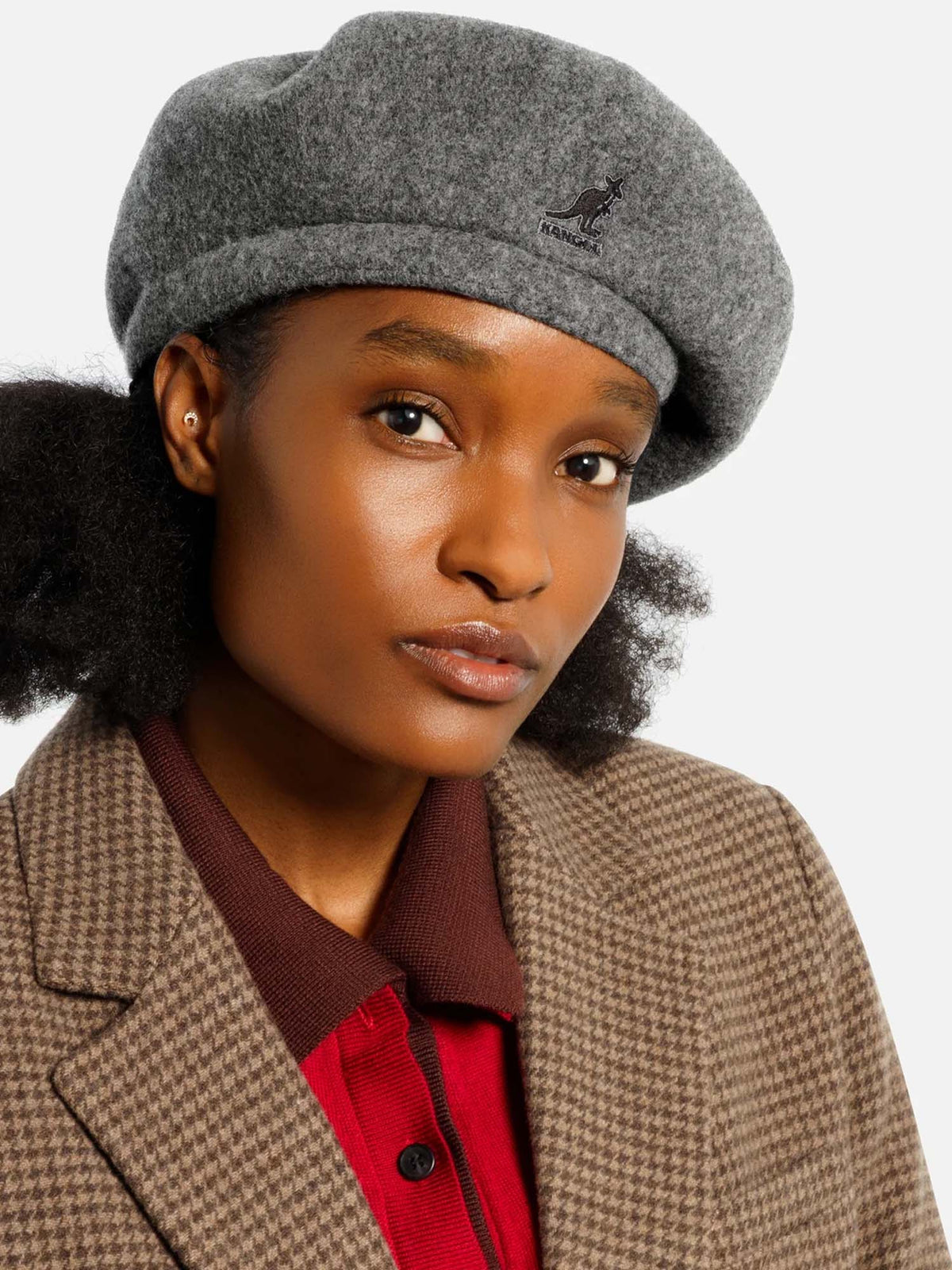 Kangol Wool Jax Beret Nero