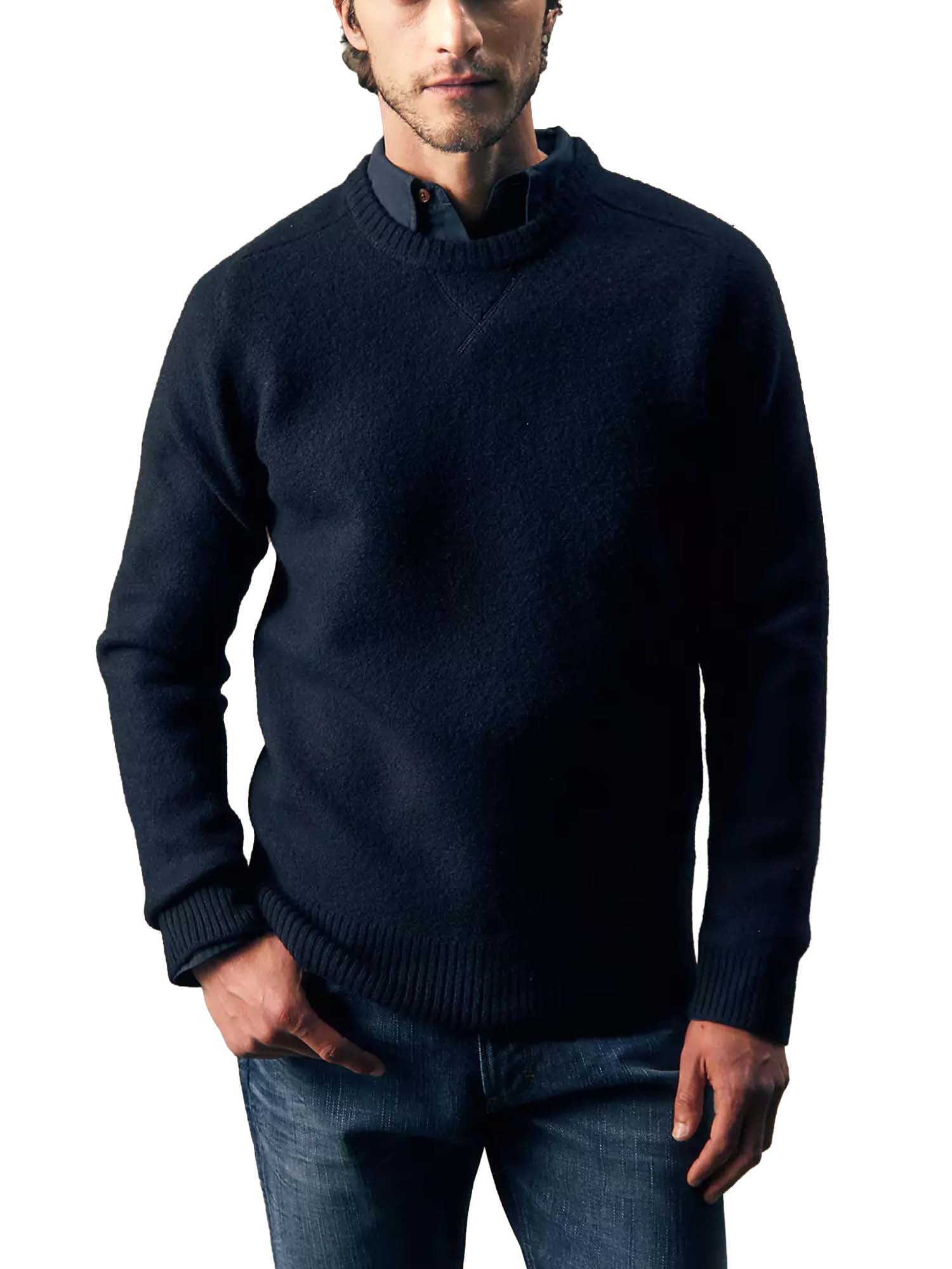 Maglione Gold Regular Boiled Wool