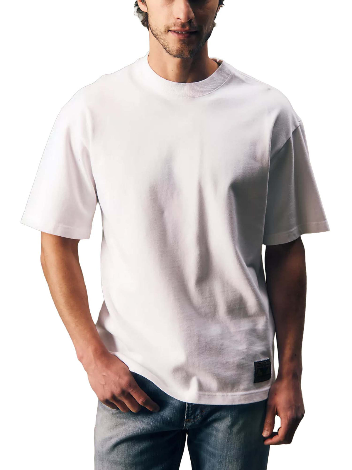 Lee Gold Regular Tee Bianco