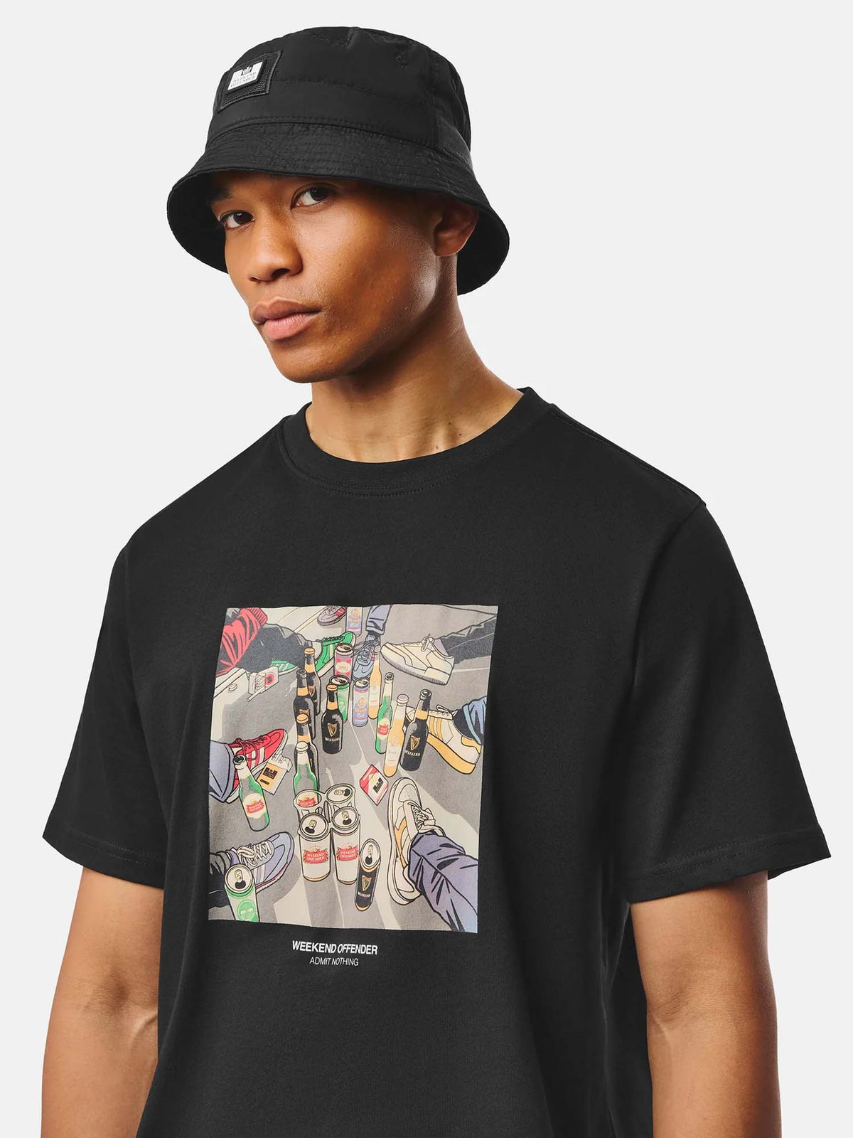 "Weekend Offender Cappello da pescatore "Long Beach Blvd" Nero"