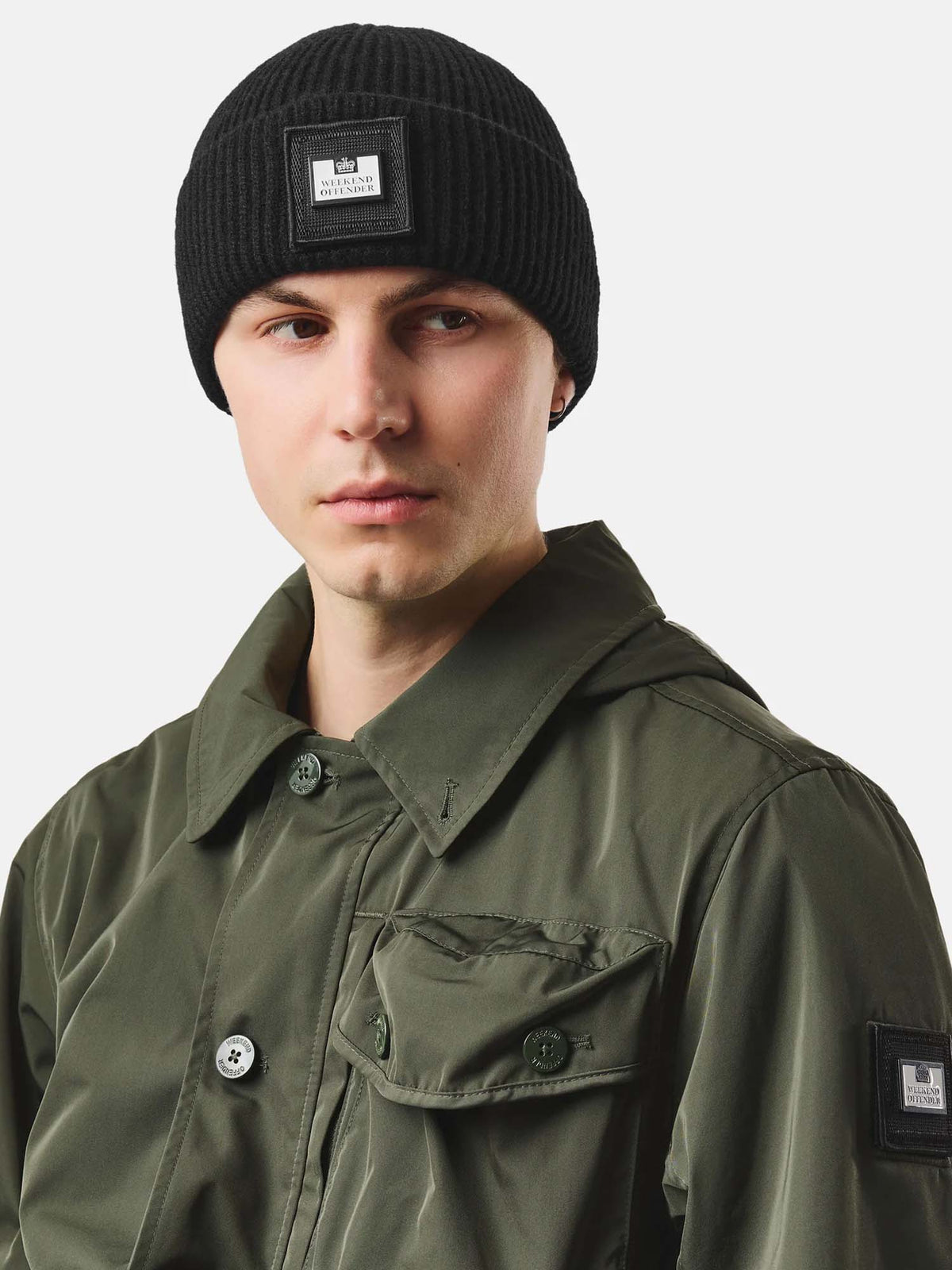 Weekend Offender Berretto Palmyra a Costine Nero