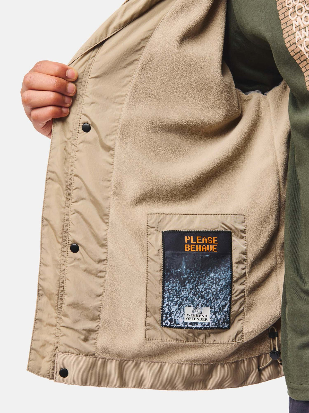 Weekend Offender Giacca a Vento Tralee Bianco