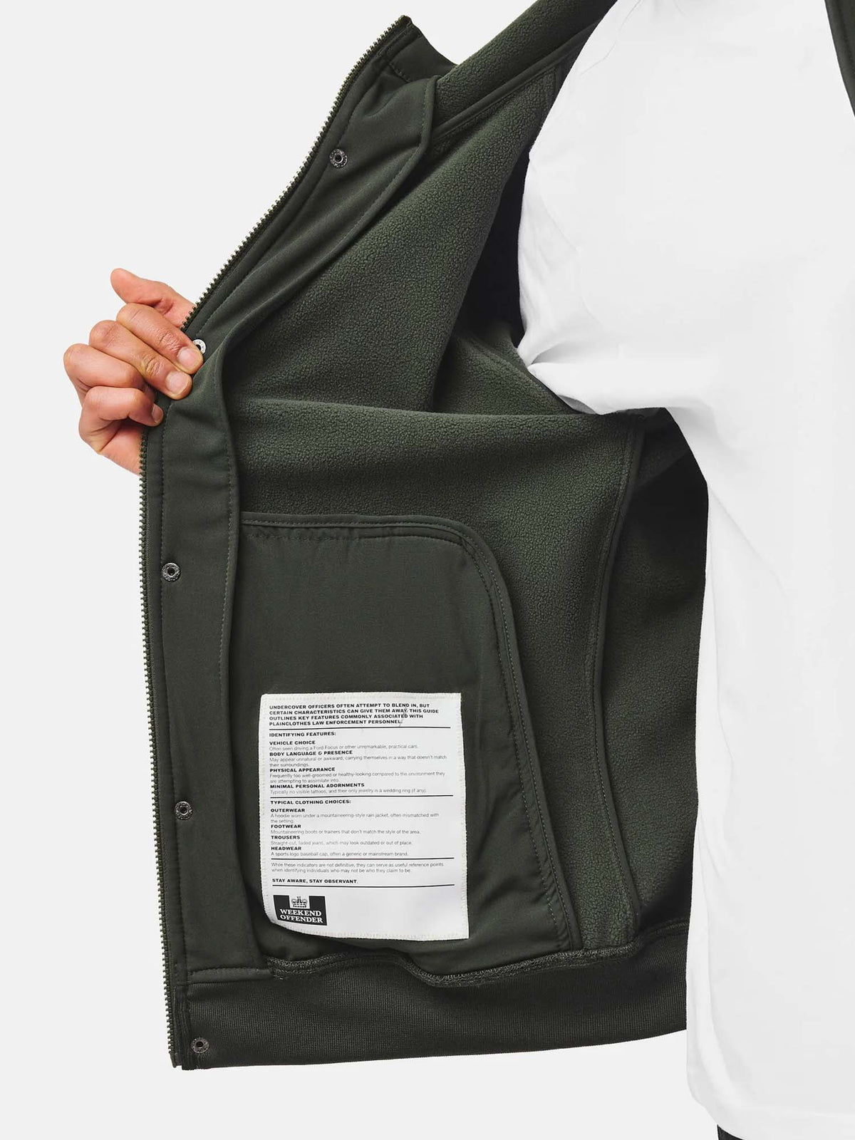 Weekend Offender Giacca Bomber Thruxton Verde