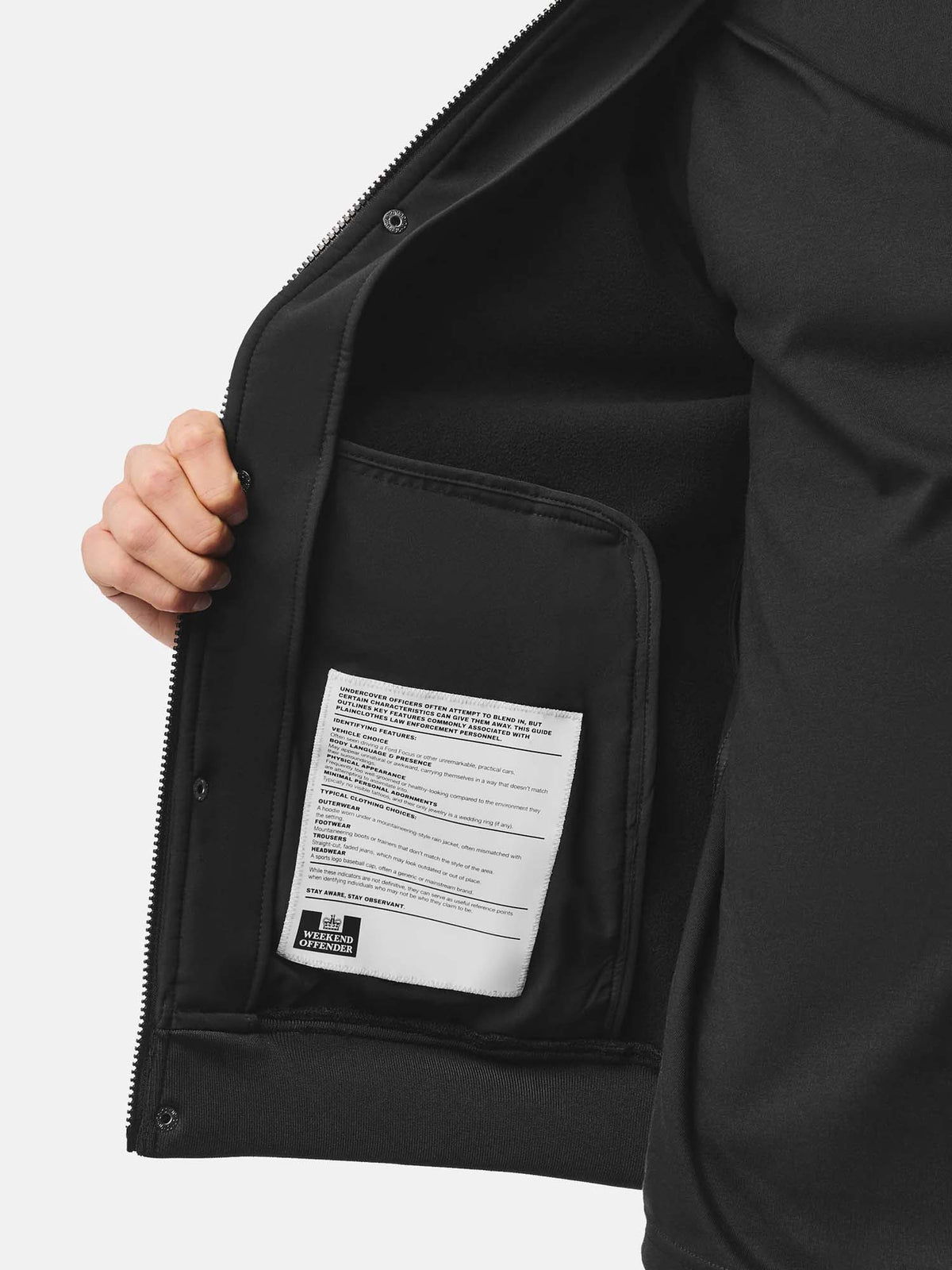 Weekend Offender Giacca Bomber Thruxton Nero