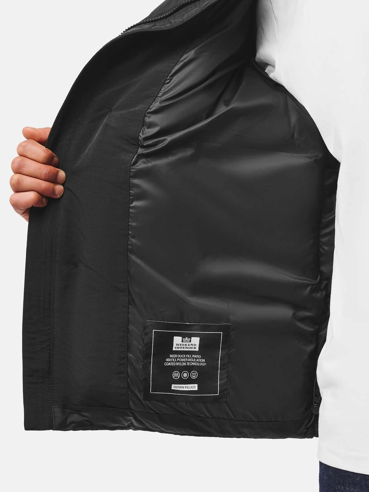 Weekend Offender Piumino Njord Nero