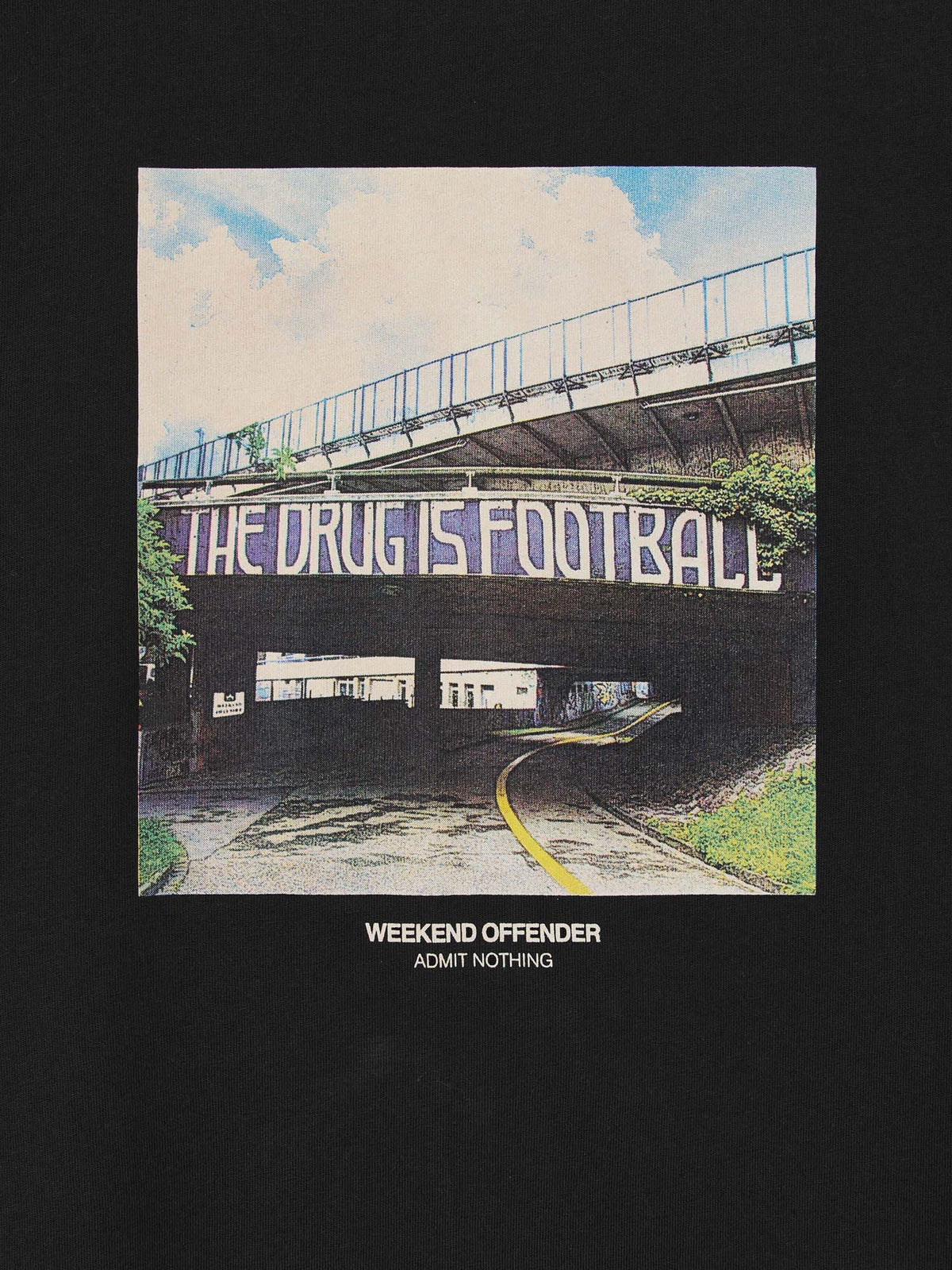 Weekend Offender T-Shirt The Drug Grafica Nera Nero