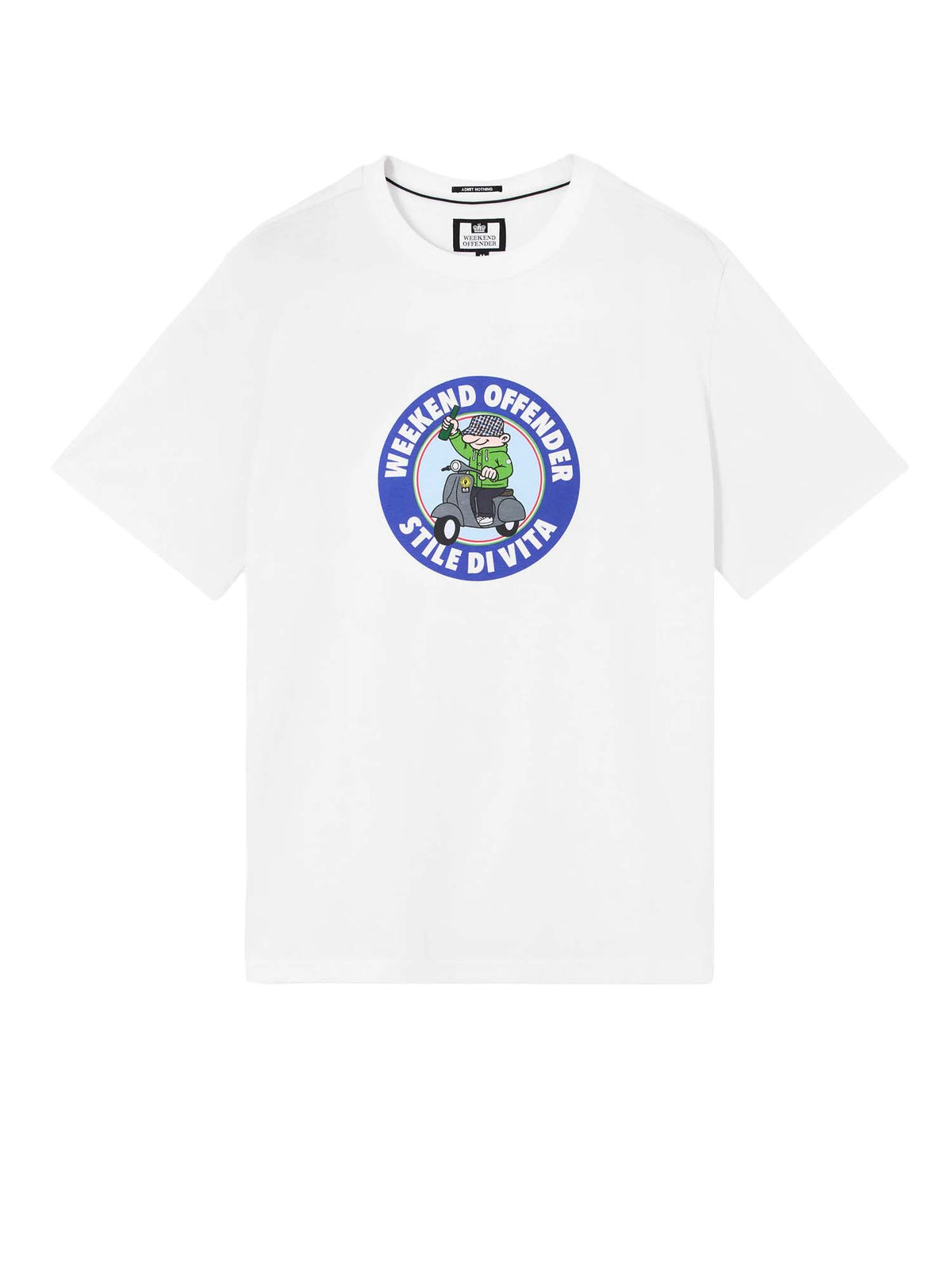 Weekend Offender T-Shirt Vitae Grafica Bianca Bianco