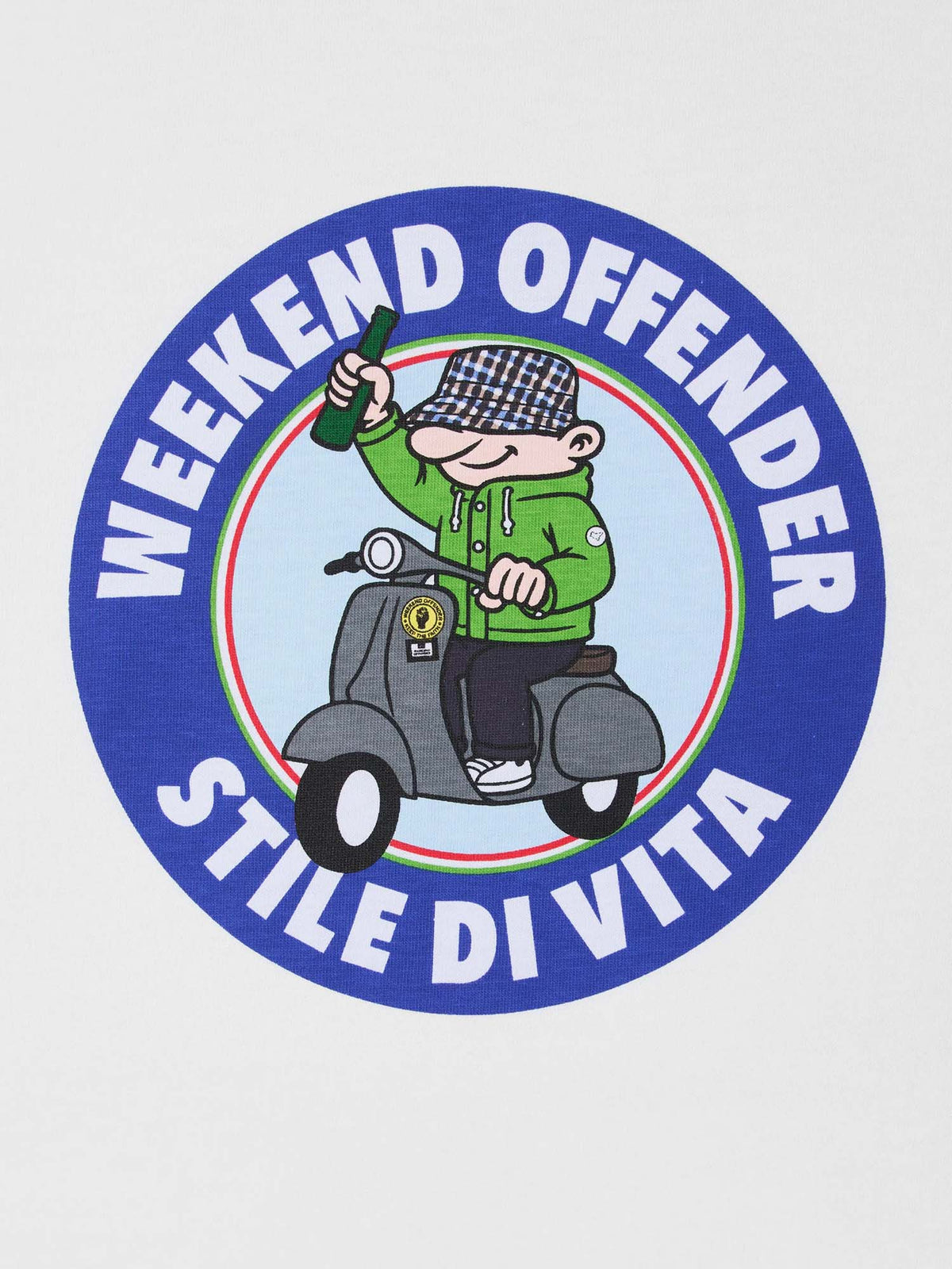 Weekend Offender T-Shirt Vitae Grafica Bianca Bianco