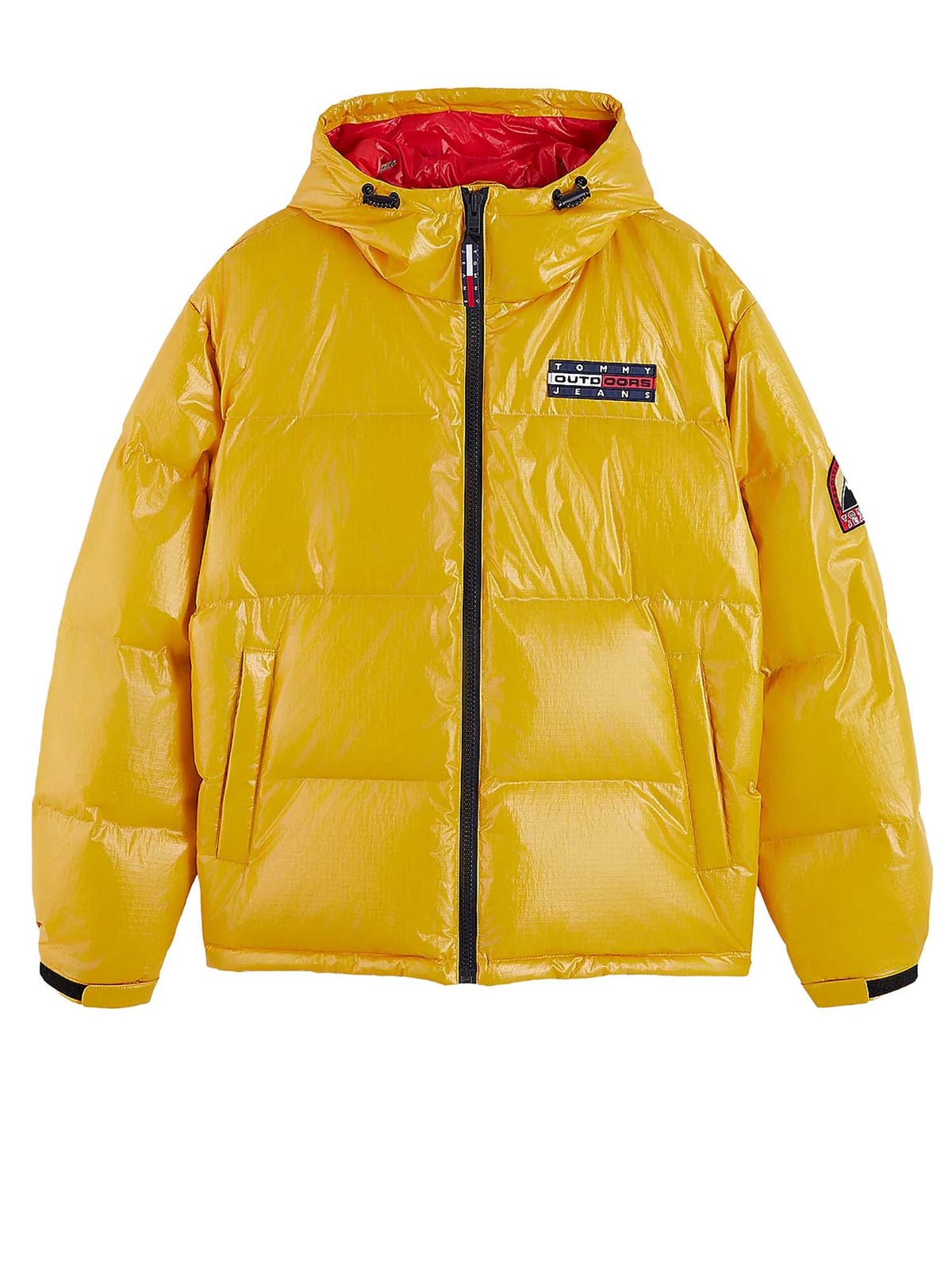 Tommy Jeans Piumino Alaska con finitura lucida e logo Multicolore