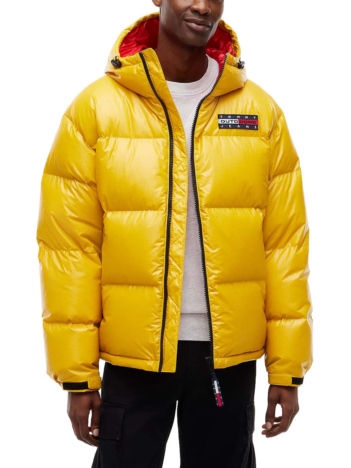 Tommy Jeans Piumino Alaska con finitura lucida e logo Multicolore