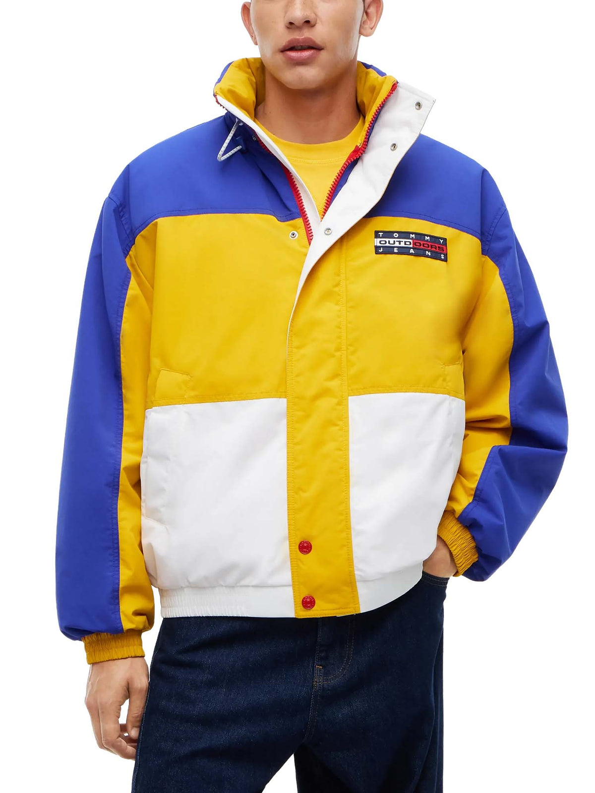 Tommy Jeans Giacca imbottita relaxed con blocchi di colore Multicolore