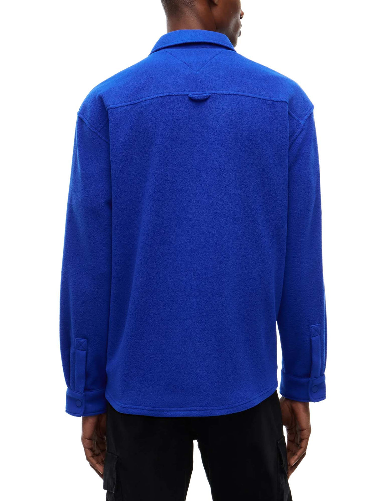 Tommy Jeans Camicia a maniche lunghe Tommy Jeans Logo Fleece Blu