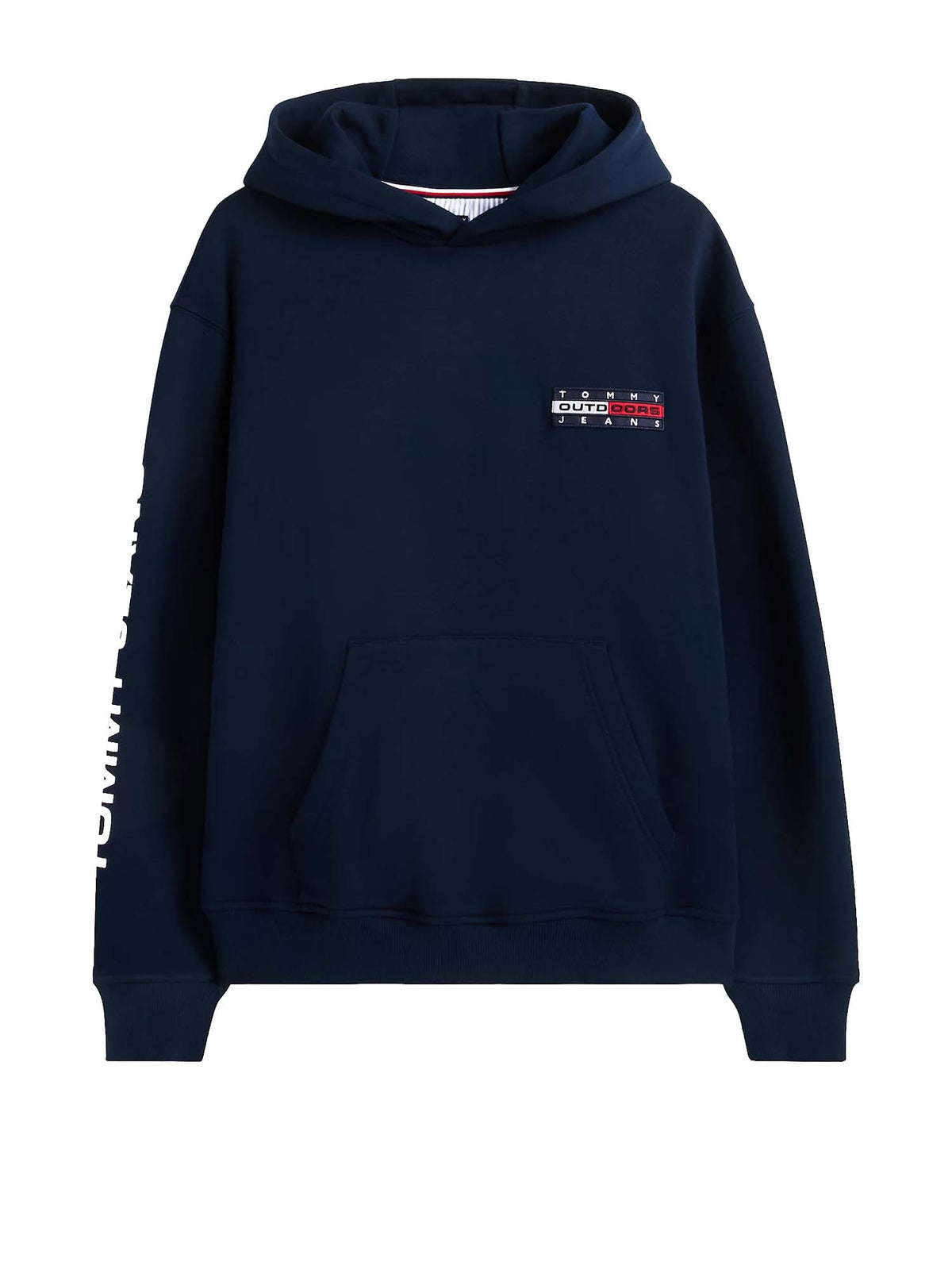Tommy Jeans Felpa relaxed fit con cappuccio e logo Blu