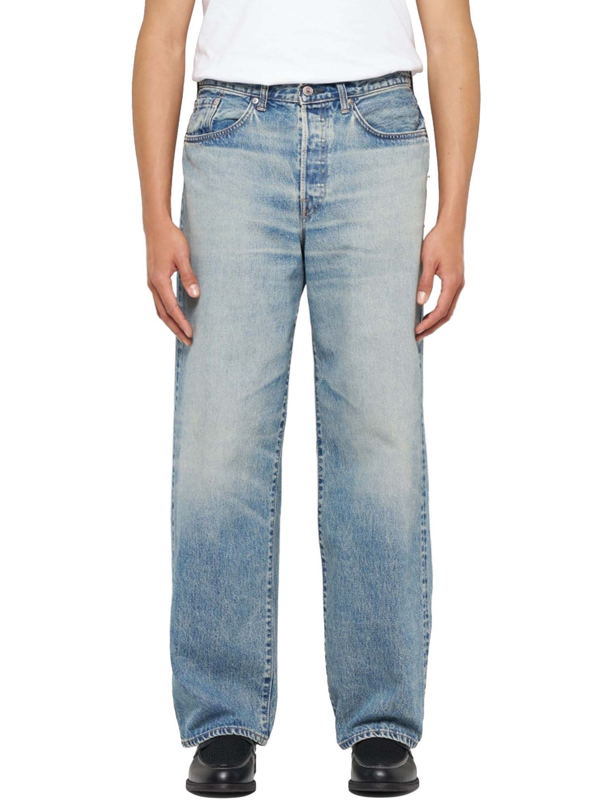 Edwin Wide Pant Blu