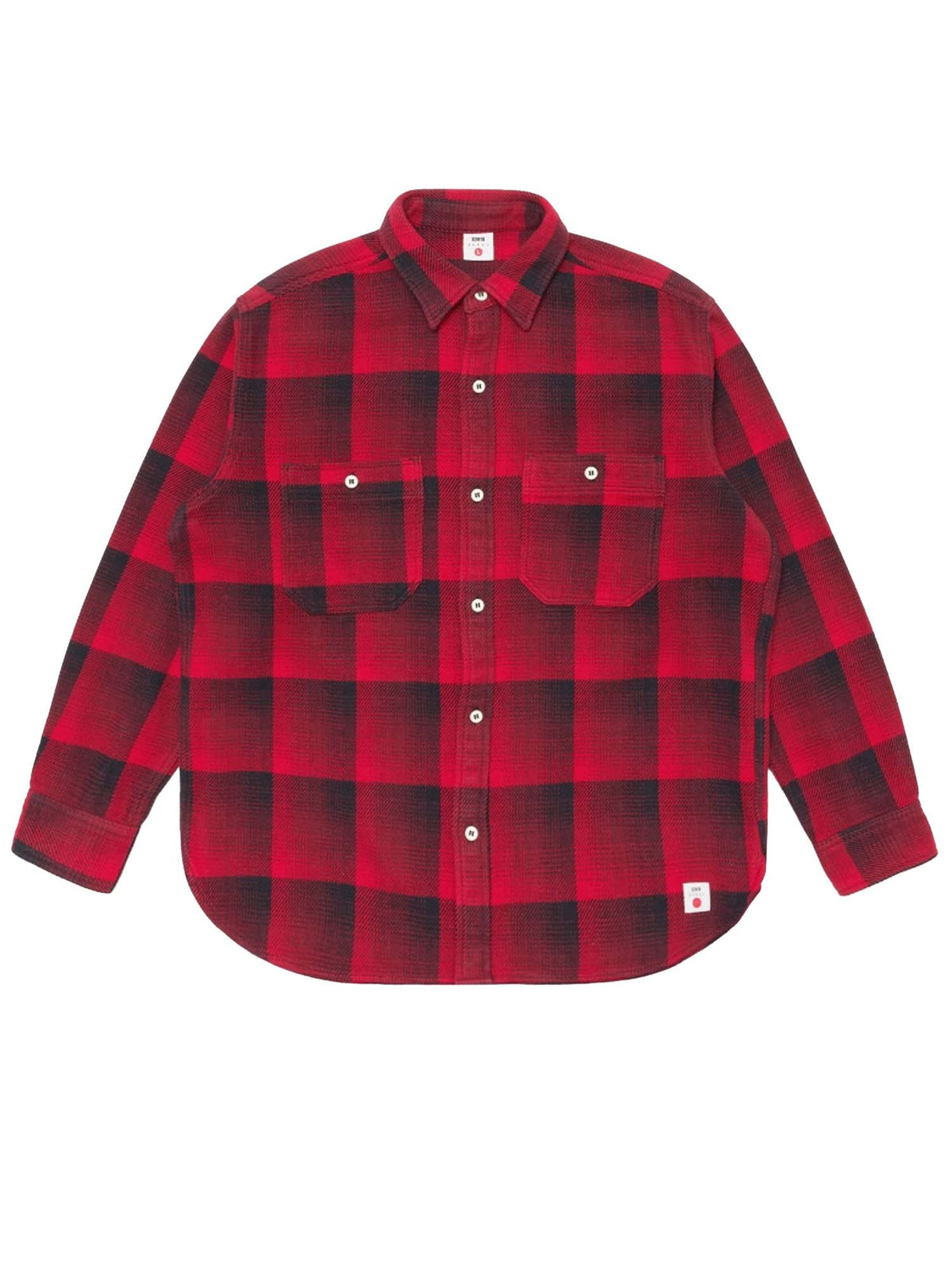Edwin Work Shirt Rosso