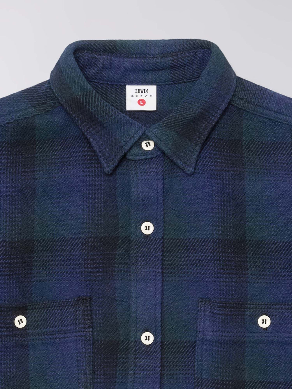 Edwin Work Shirt Verde