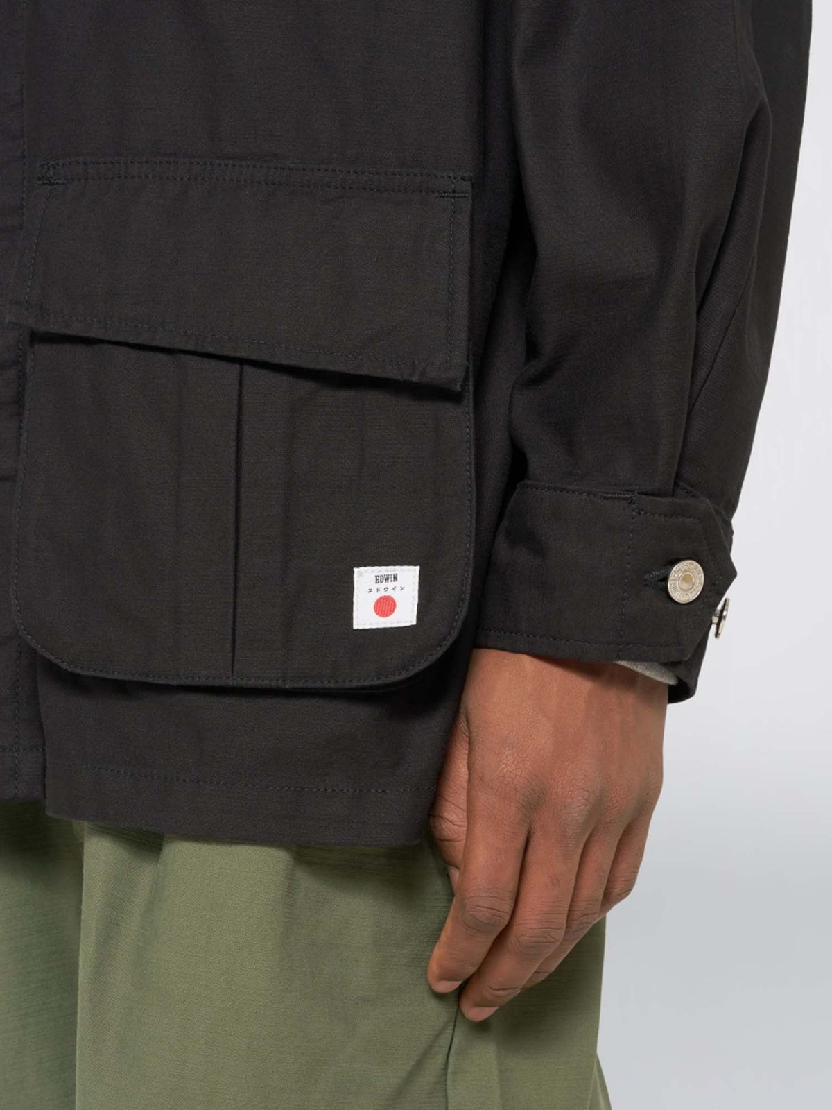 Edwin Jungle Shirt Nero