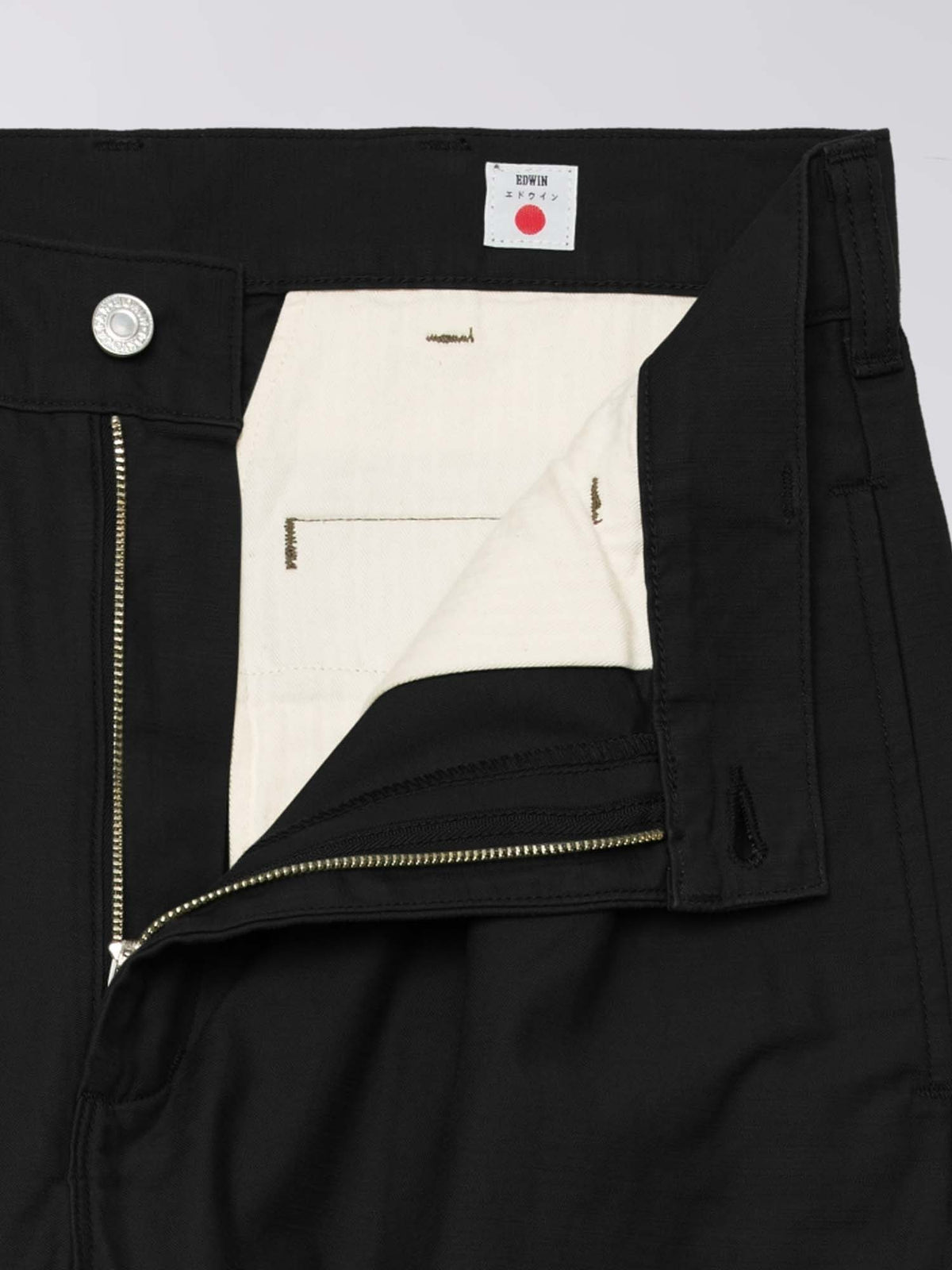 Edwin 2 Tuck Pant Nero
