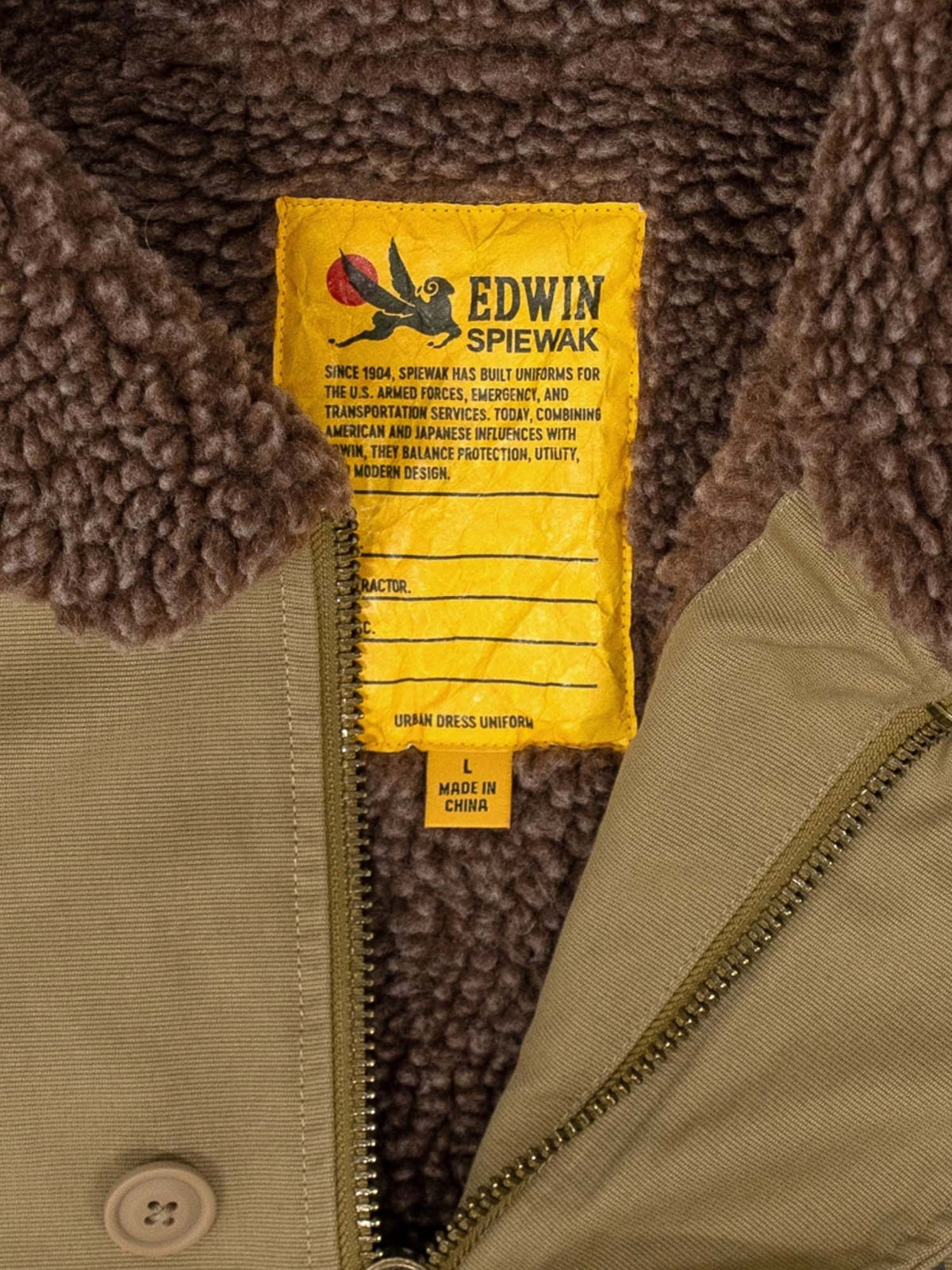 Edwin Deck Jacket Beige