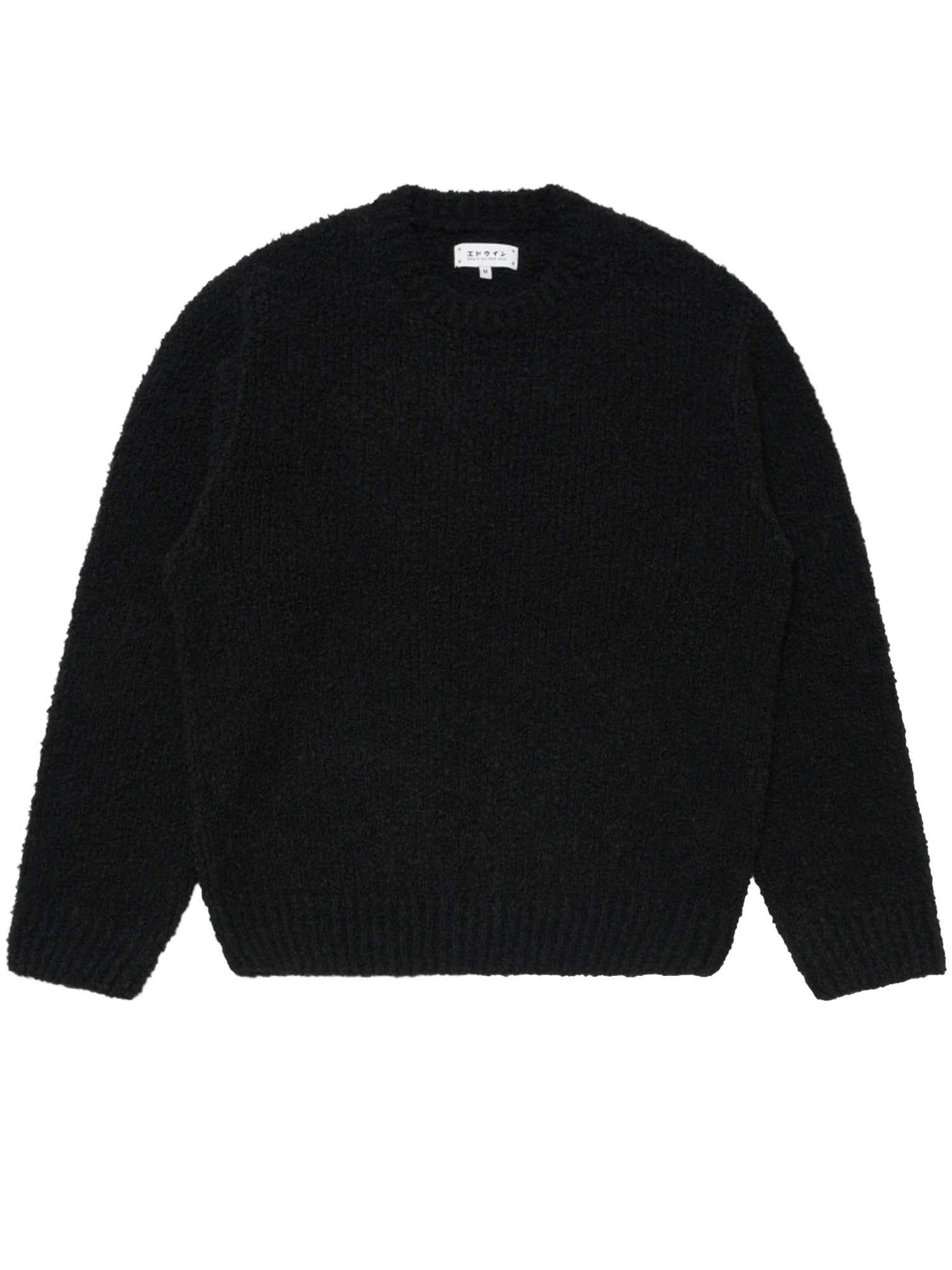 Grobstrickpullover mit Textur