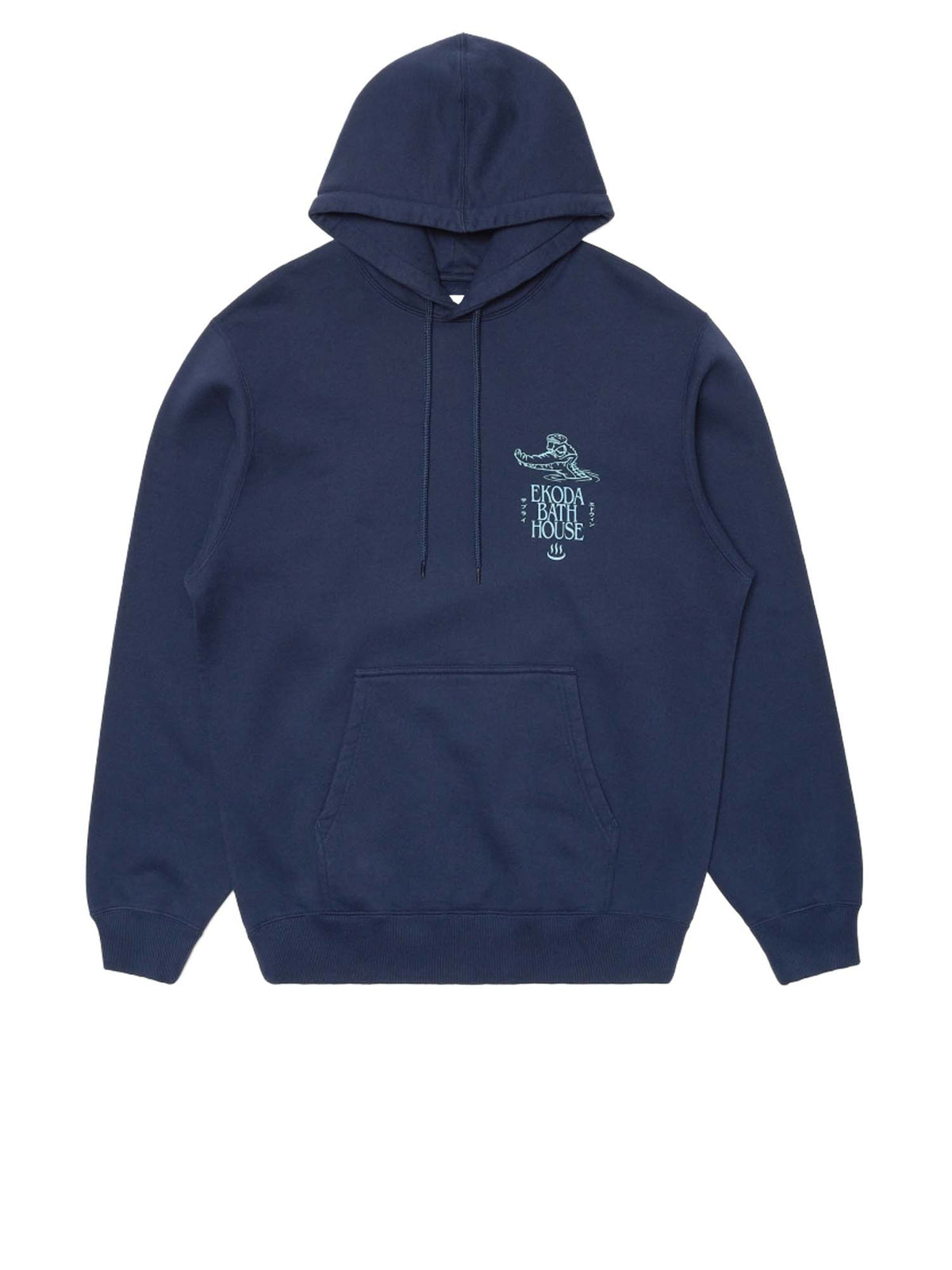 Edwin Ekoda Bath House Hoodie Sweat Blu