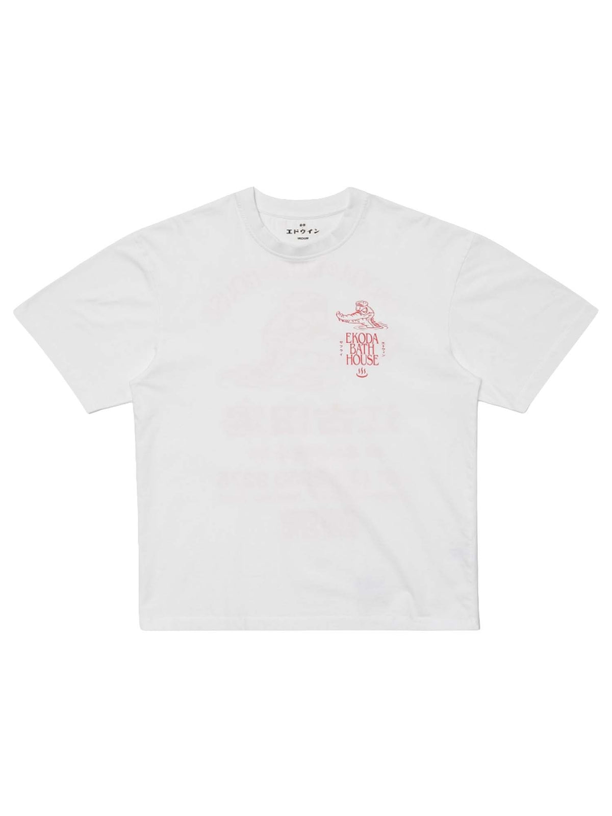 Edwin Ekoda Bath House T-Shirt Bianco