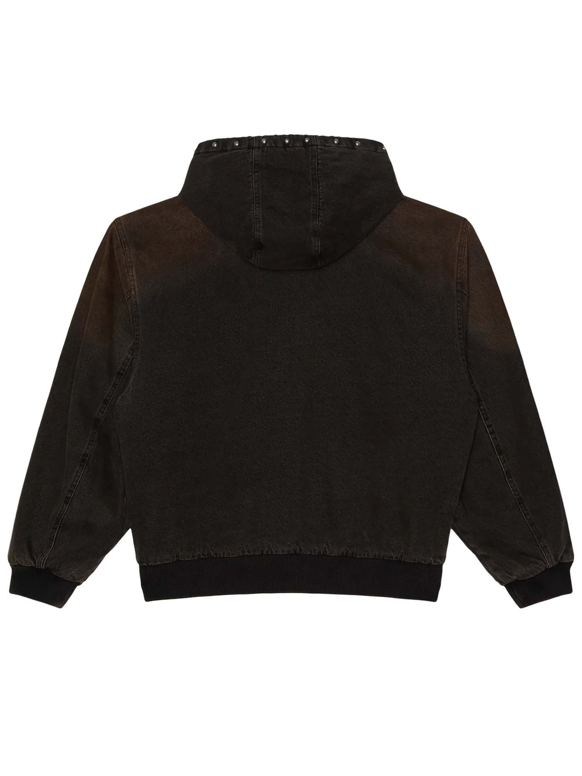 Obey Studded Zip Up Jacket Nero