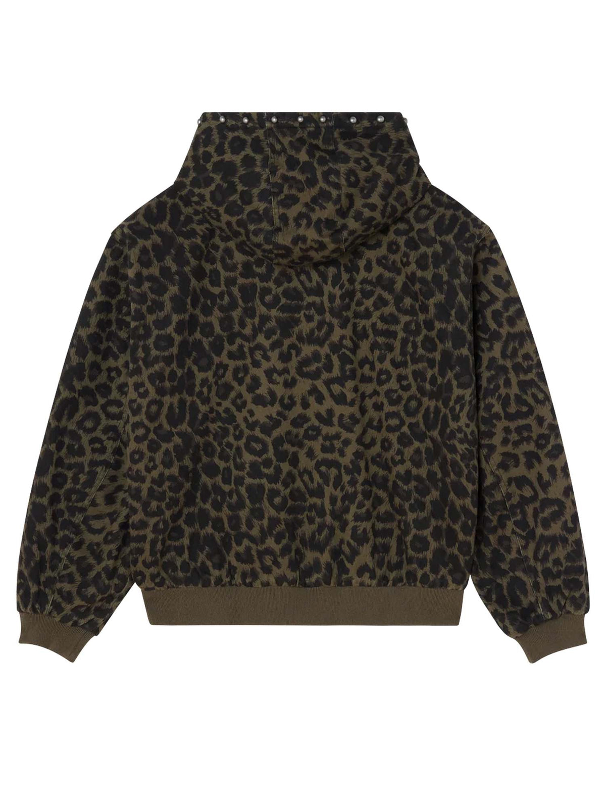 Obey Studded Zip Up Jacket Animalier