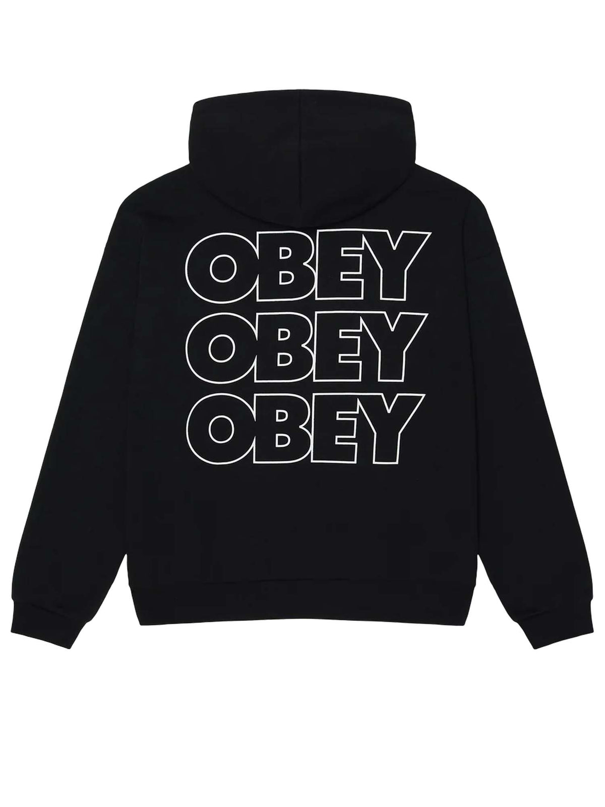 Obey Treble Extra Heavy Pullover Nero