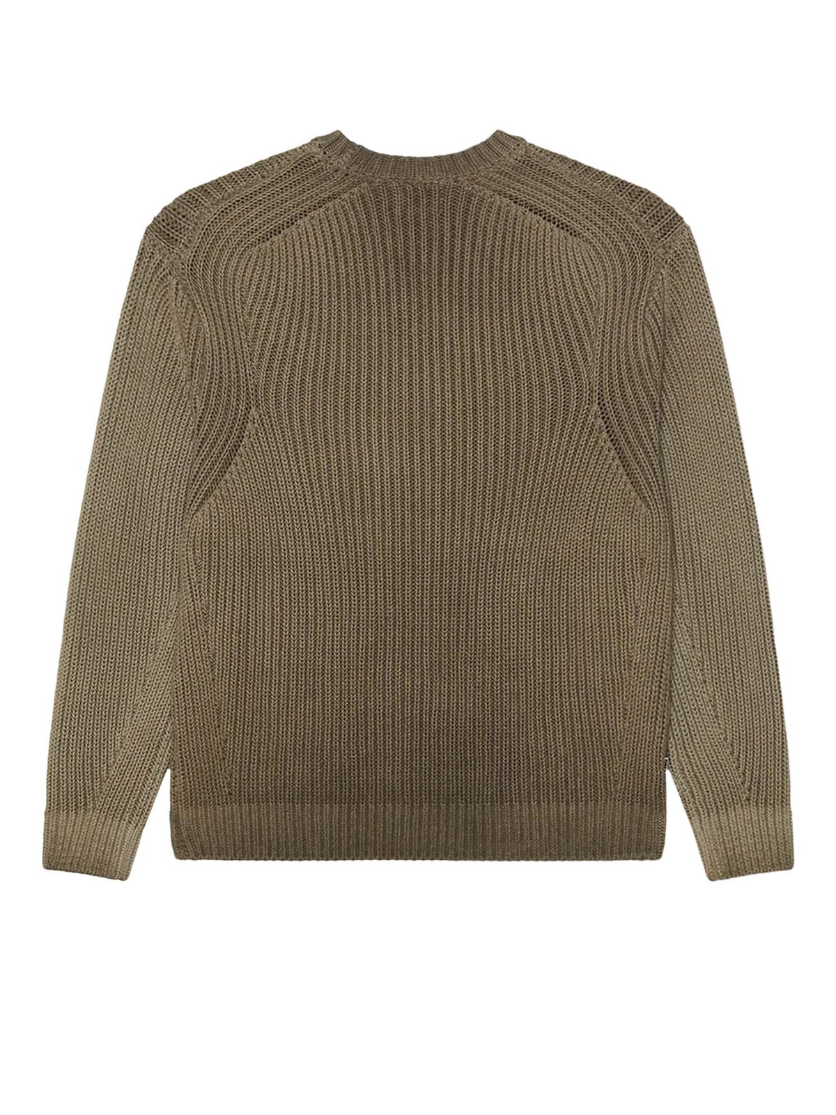 Obey Ian Faded Wash Sweater Verde