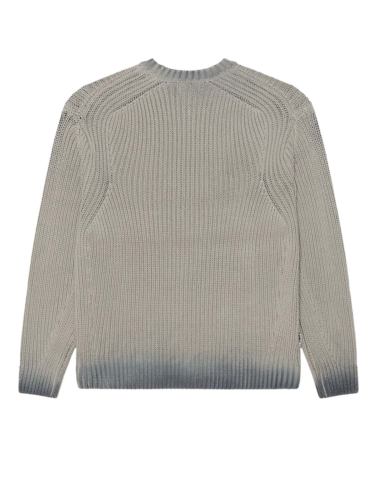Obey Ian Faded Wash Sweater Grigio