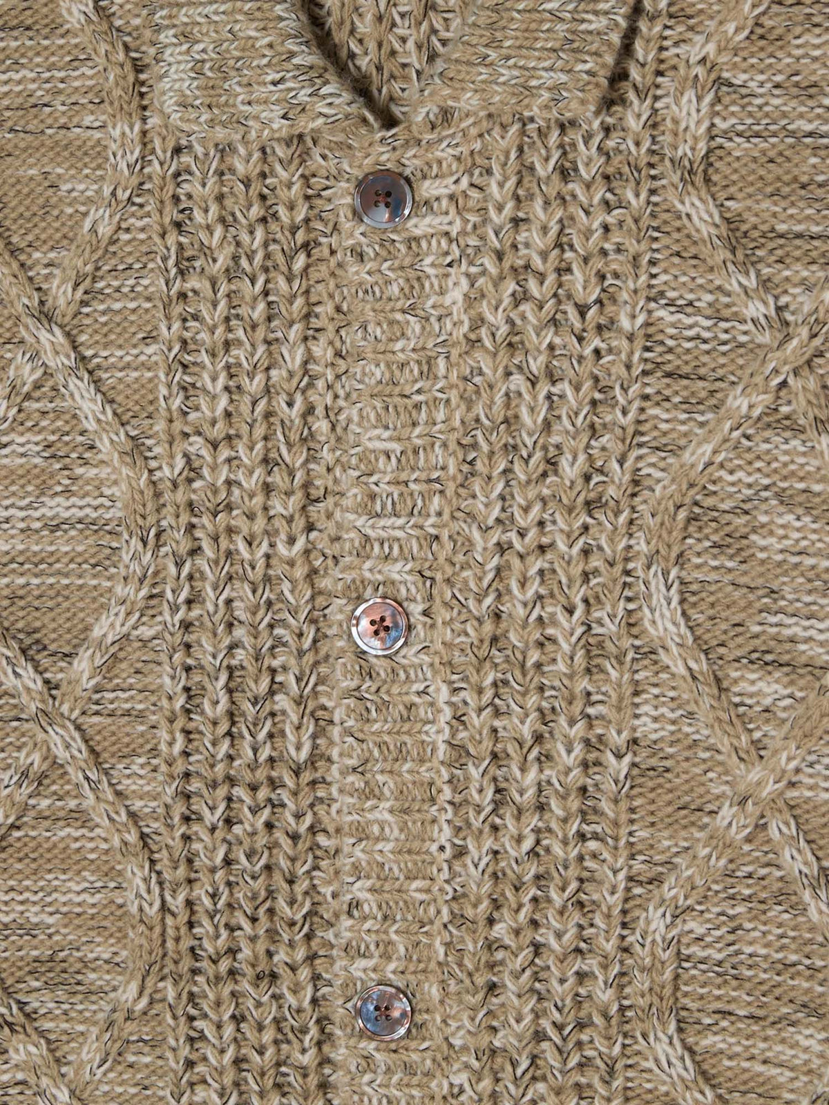 Obey Isar Button Up Sweater Verde