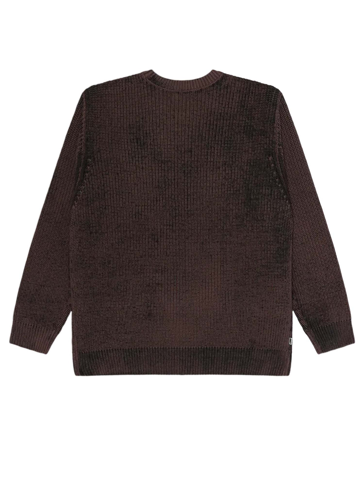 Obey Spray Effect Sweater Marrone