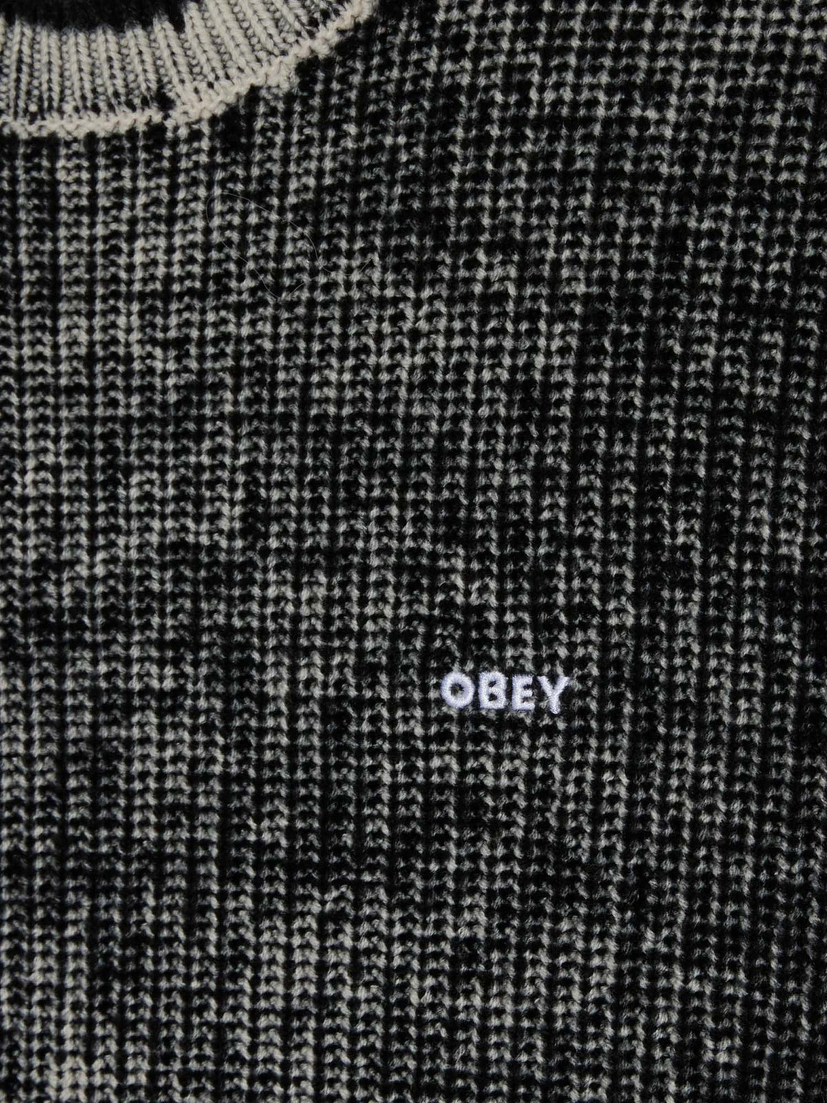 Obey Spray Effect Sweater Nero