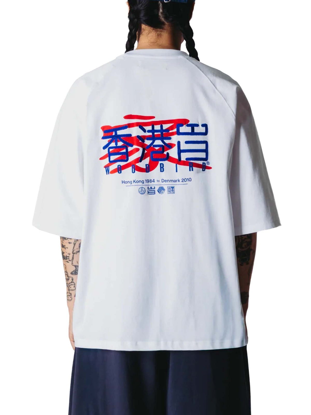 Woodbird WBBlake HK Home Tee Bianco