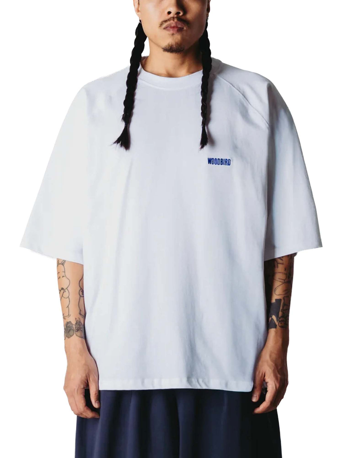 Woodbird WBBlake HK Home Tee Bianco