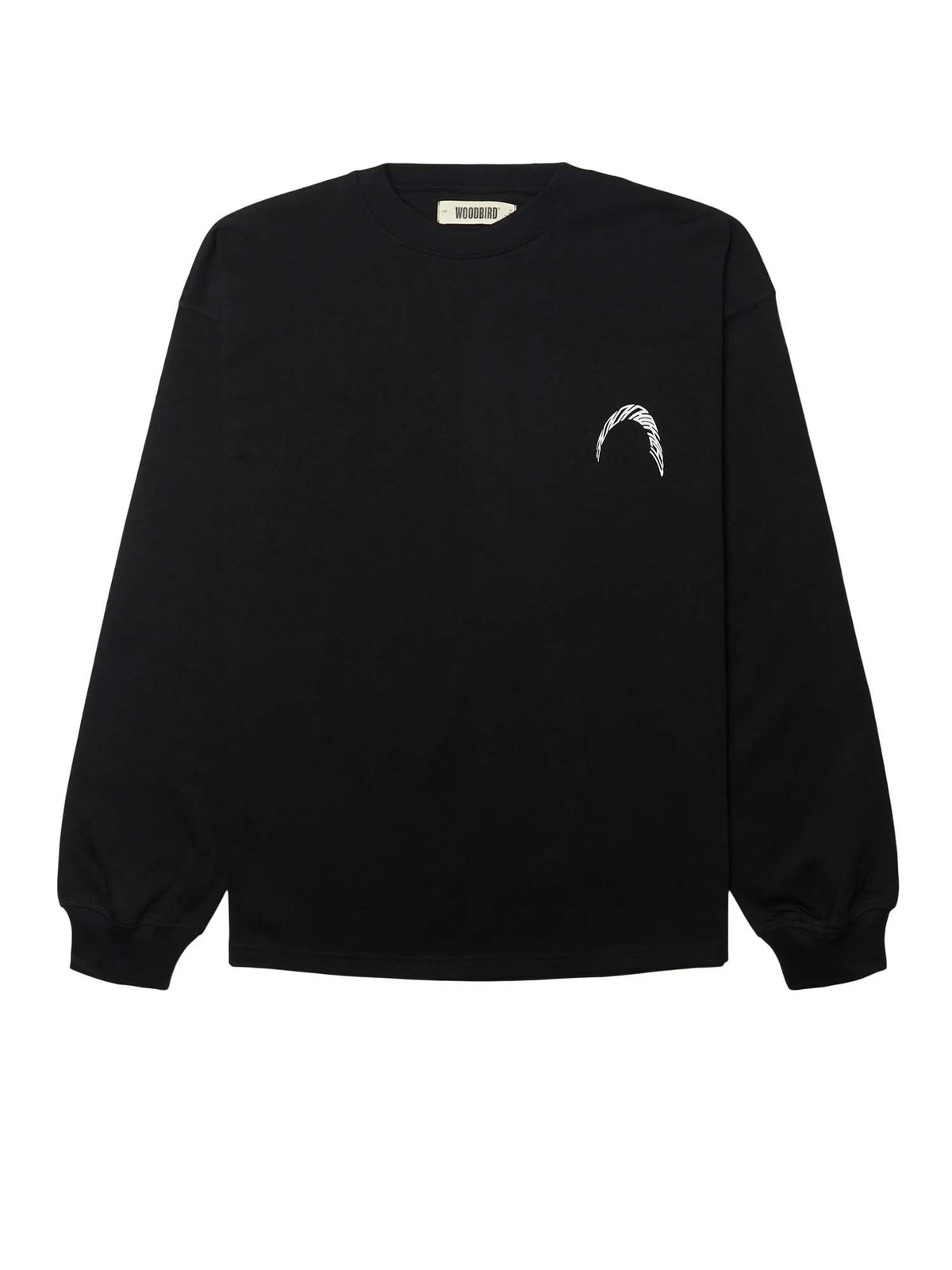 Woodbird WBBeam LS Warp Tee Nero