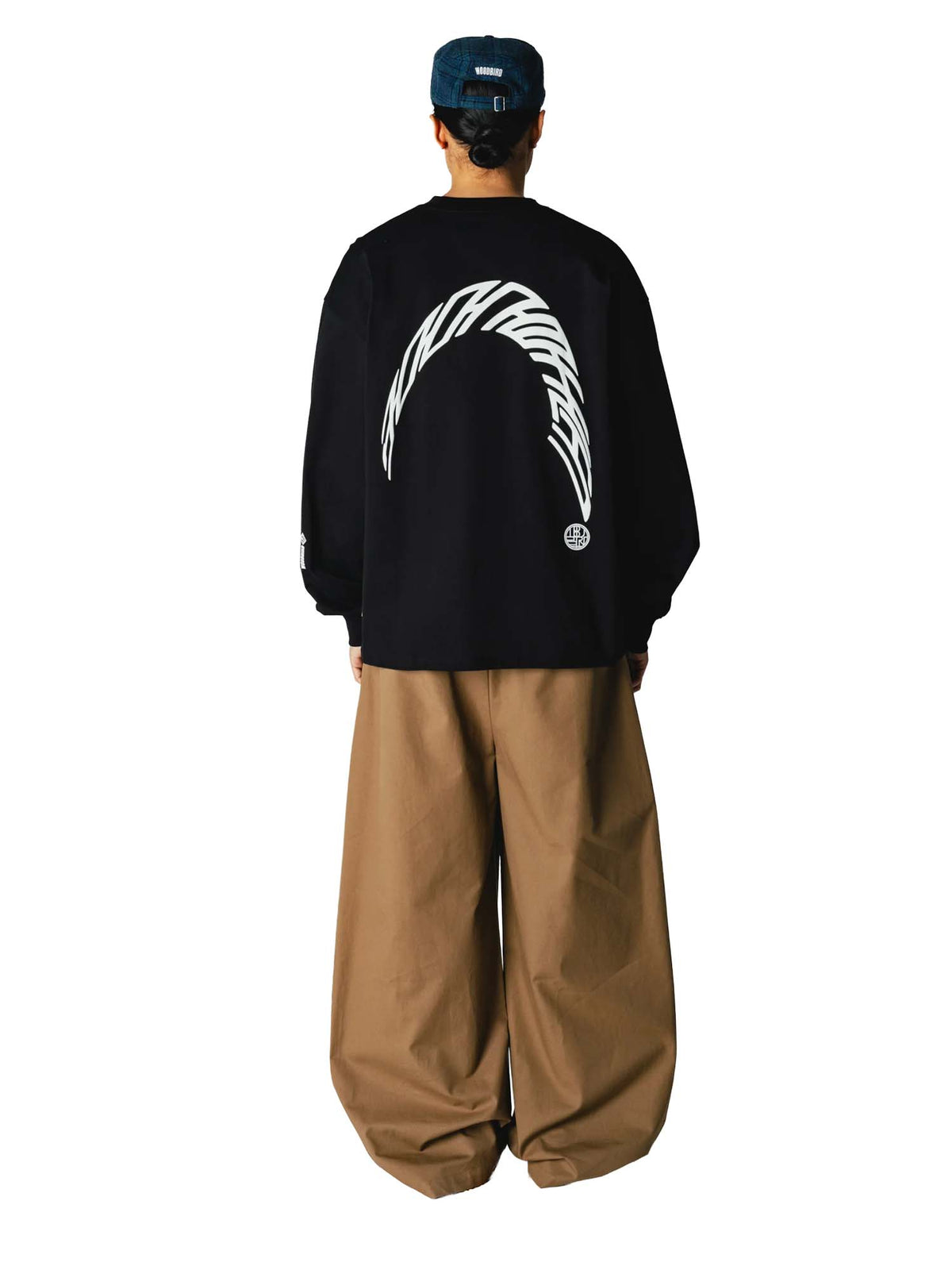 Woodbird WBBeam LS Warp Tee Nero