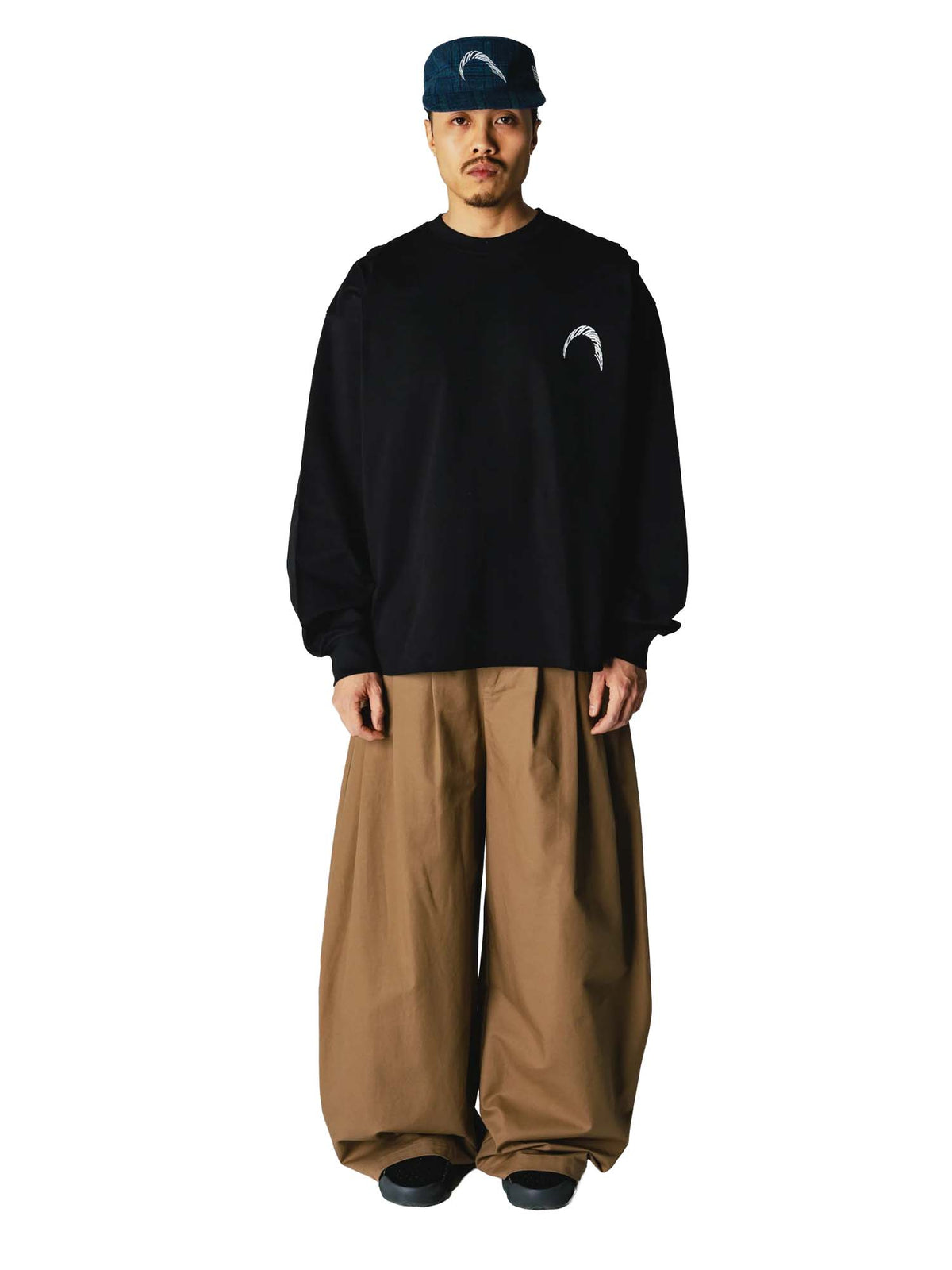 Woodbird WBBeam LS Warp Tee Nero