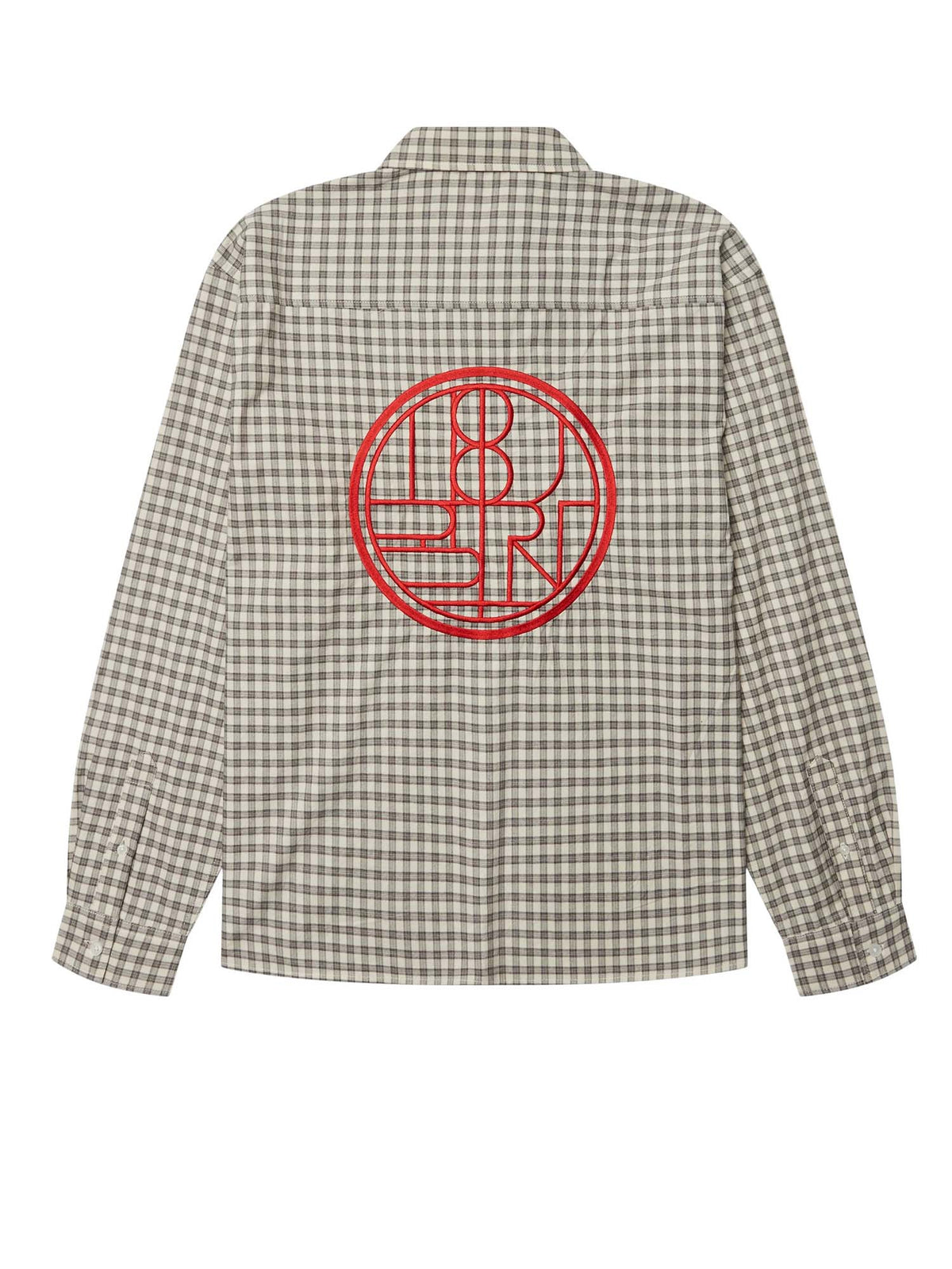 Woodbird WBBuzo EMB Check Shirt Bianco