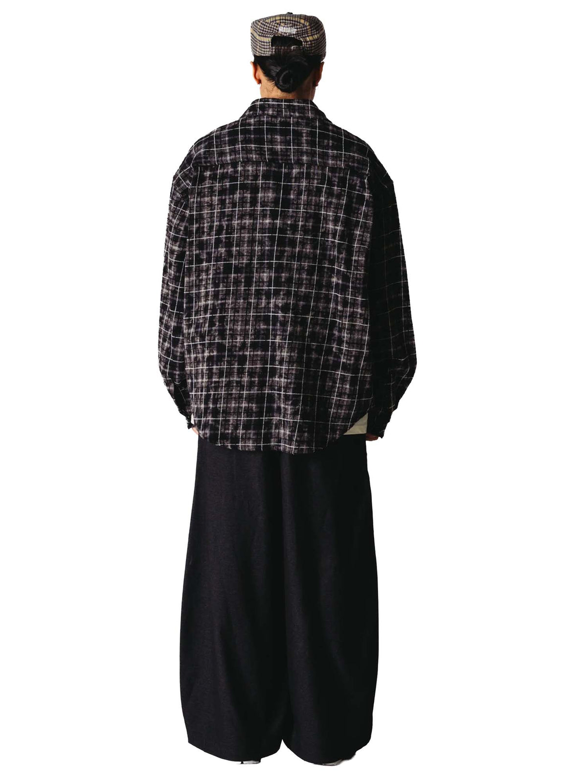 Woodbird WBJong Wash Check Shirt Nero