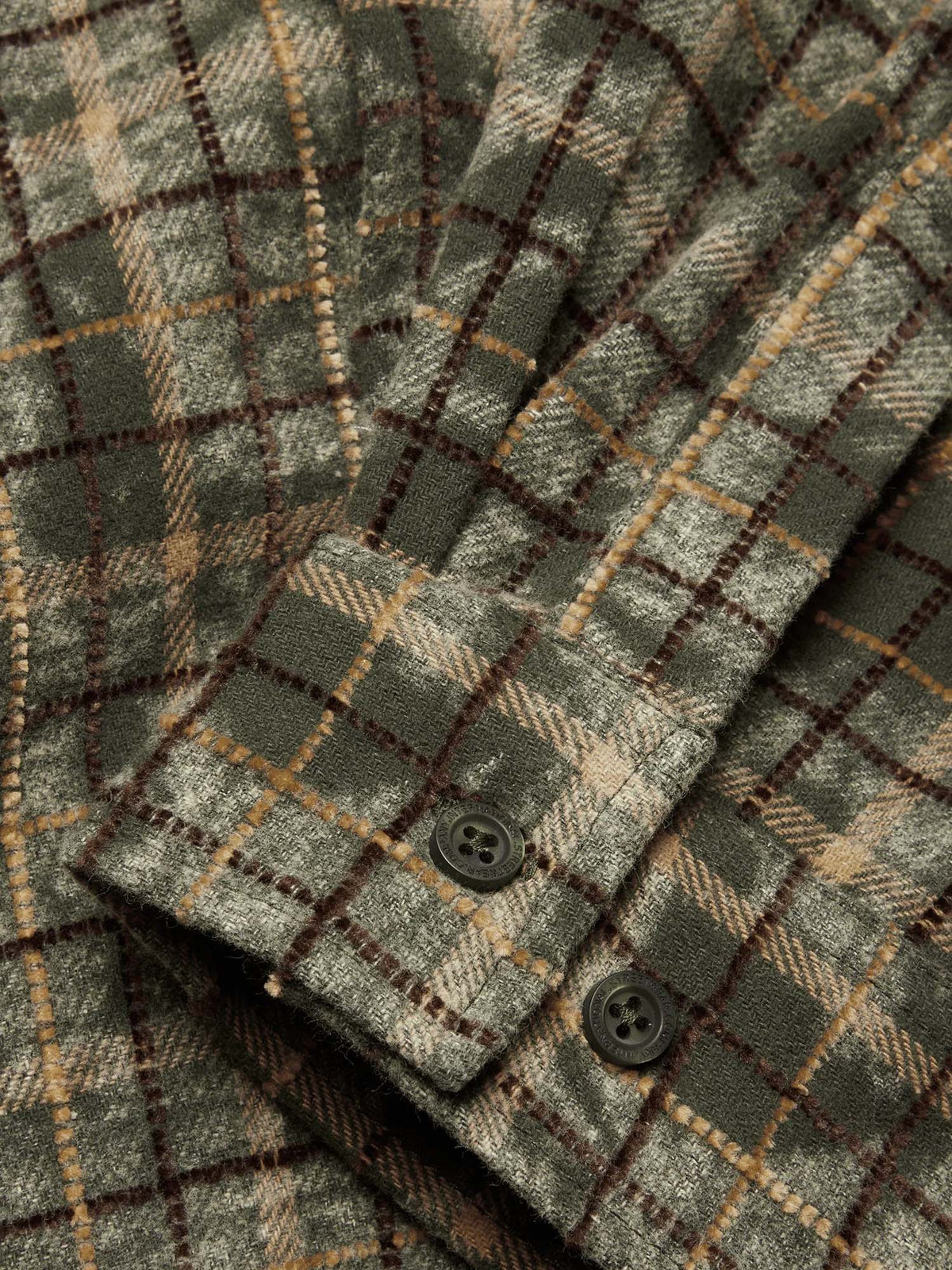 Woodbird WBJong Wash Check Shirt Verde
