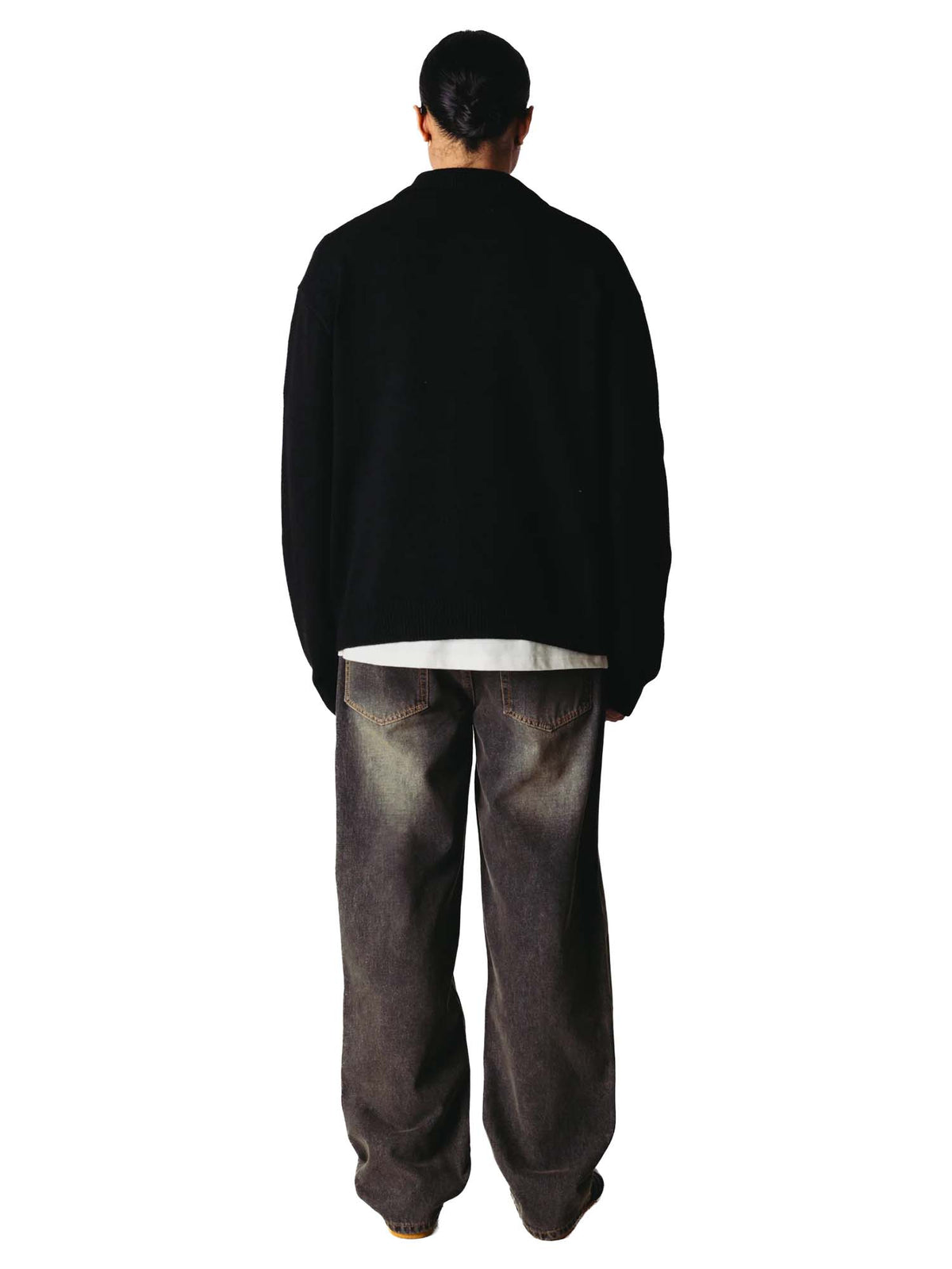 Woodbird WBKang 1/2 Zip Polo Nero