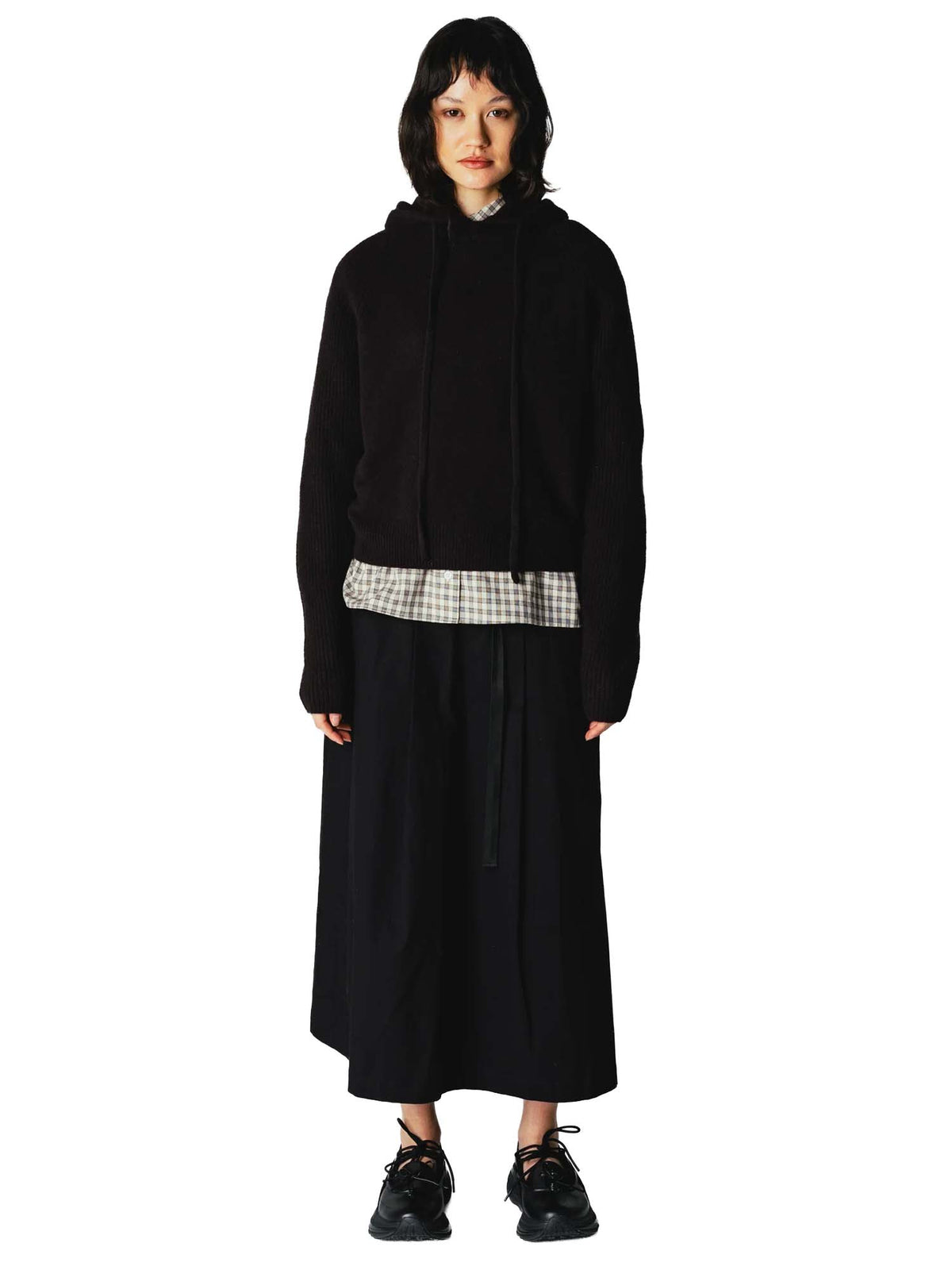 Woodbird WBEve Knit Hoodie Marrone