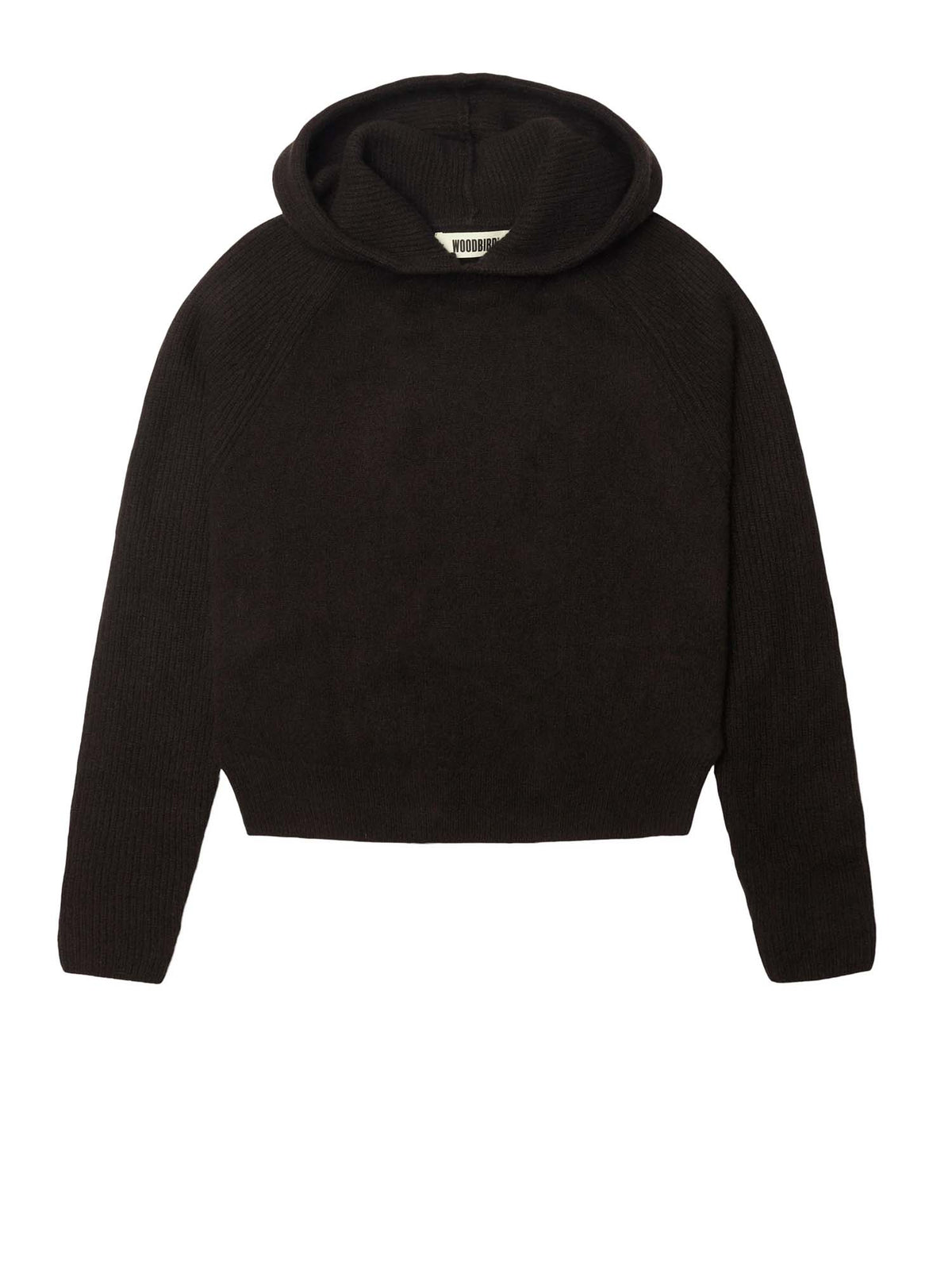 Woodbird WBEve Knit Hoodie Marrone