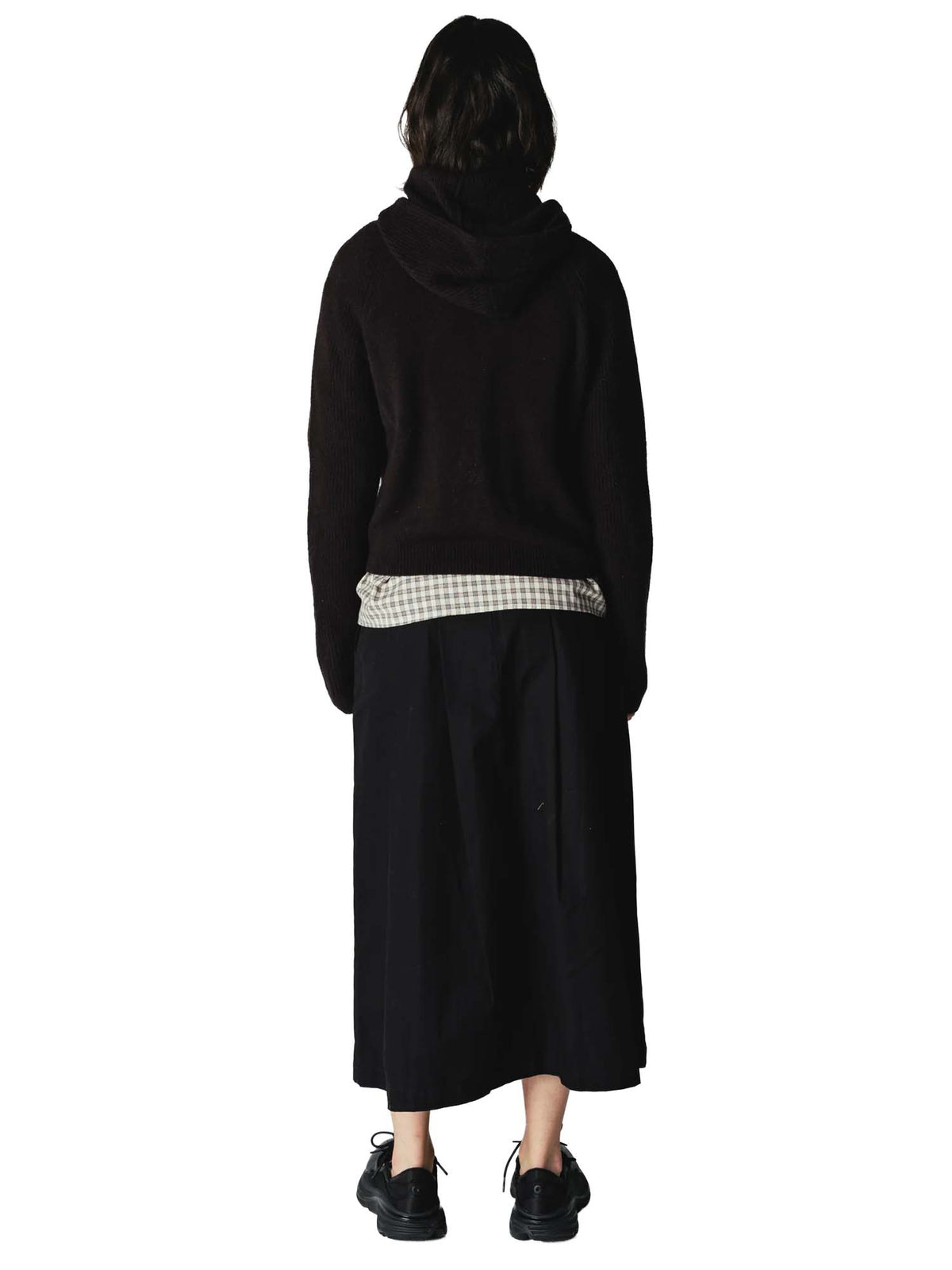 Woodbird WBEve Knit Hoodie Marrone