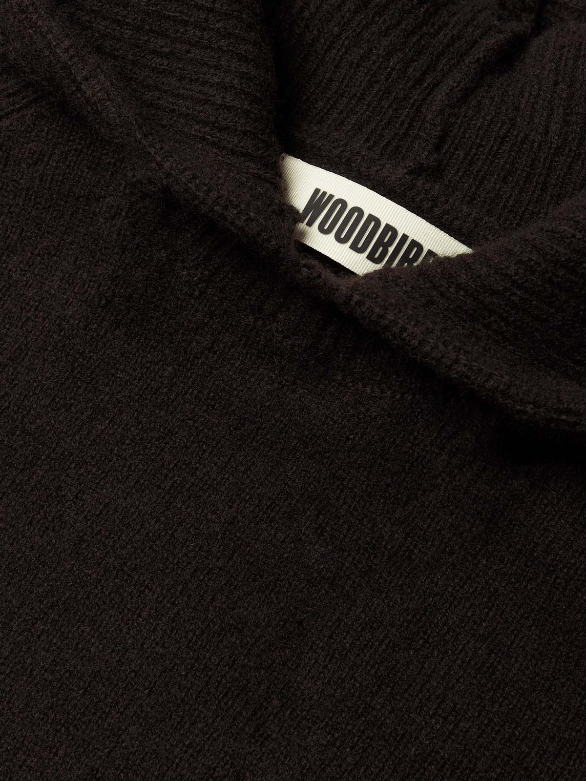 Woodbird WBEve Knit Hoodie Marrone